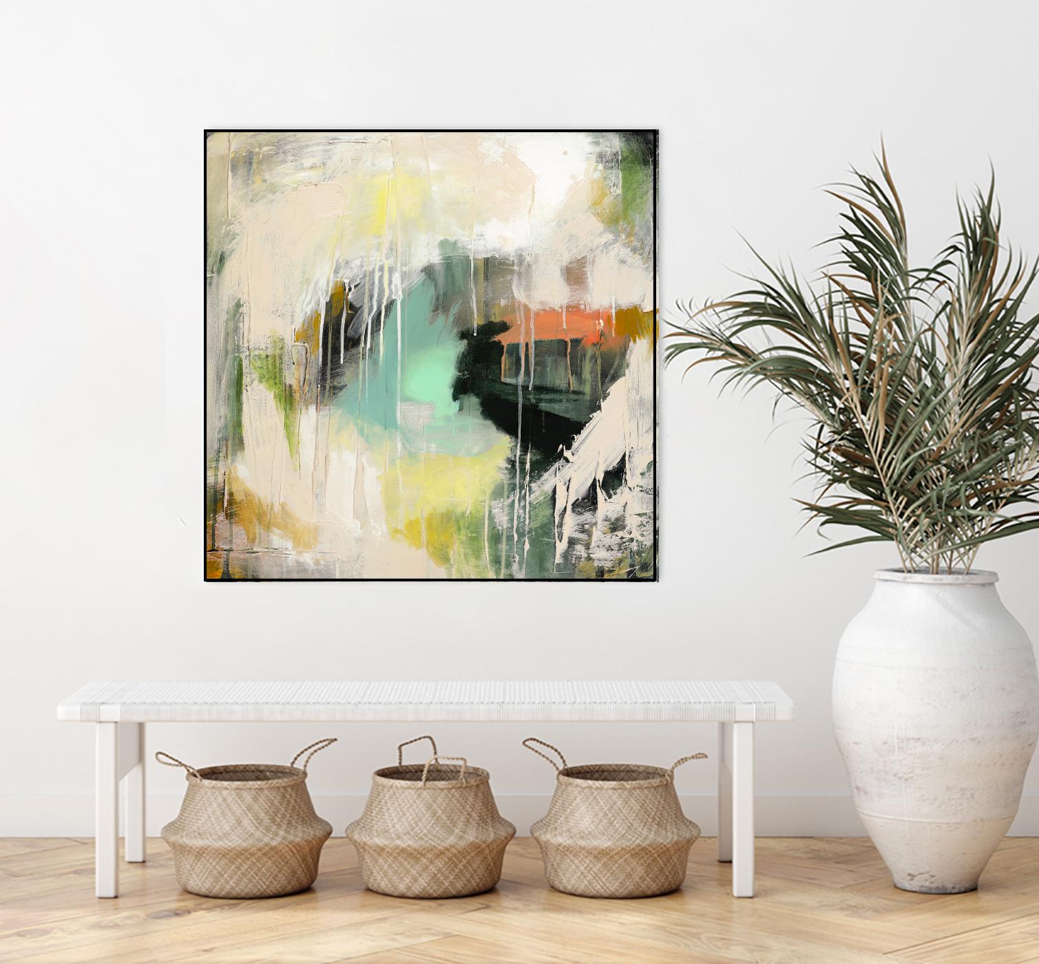 Tunnel Vision 1 by Brenna Harvey on GIANT ART - red abstract