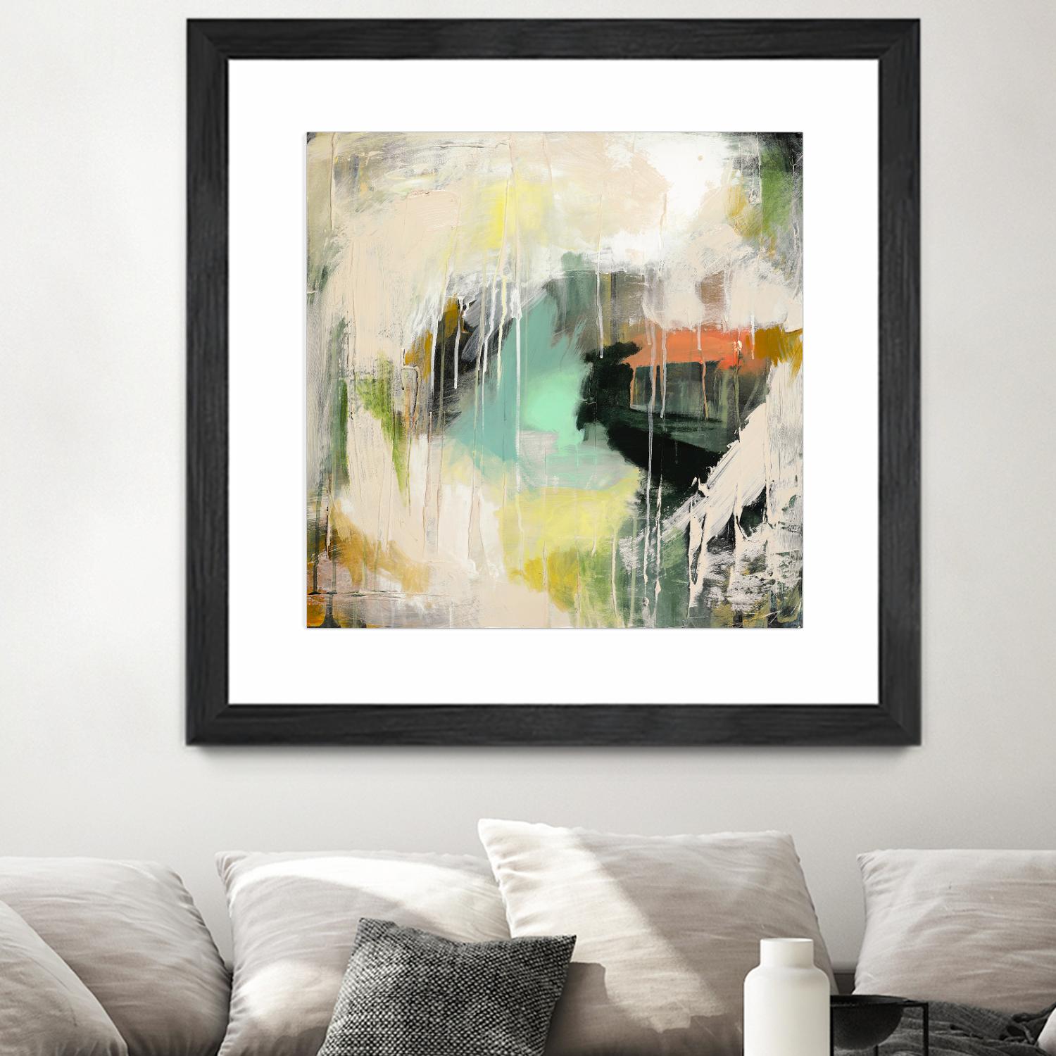 Tunnel Vision 1 by Brenna Harvey on GIANT ART - red abstract