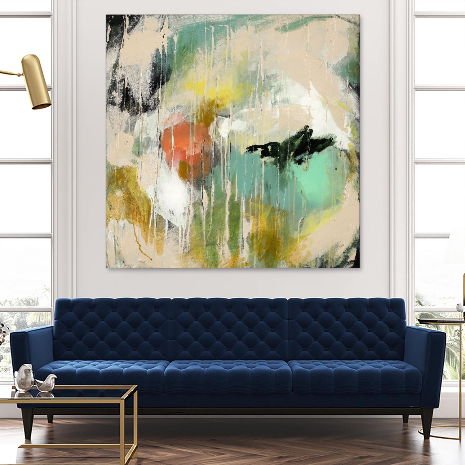 Tunnel Vision 2 by Brenna Harvey on GIANT ART - red contemporary