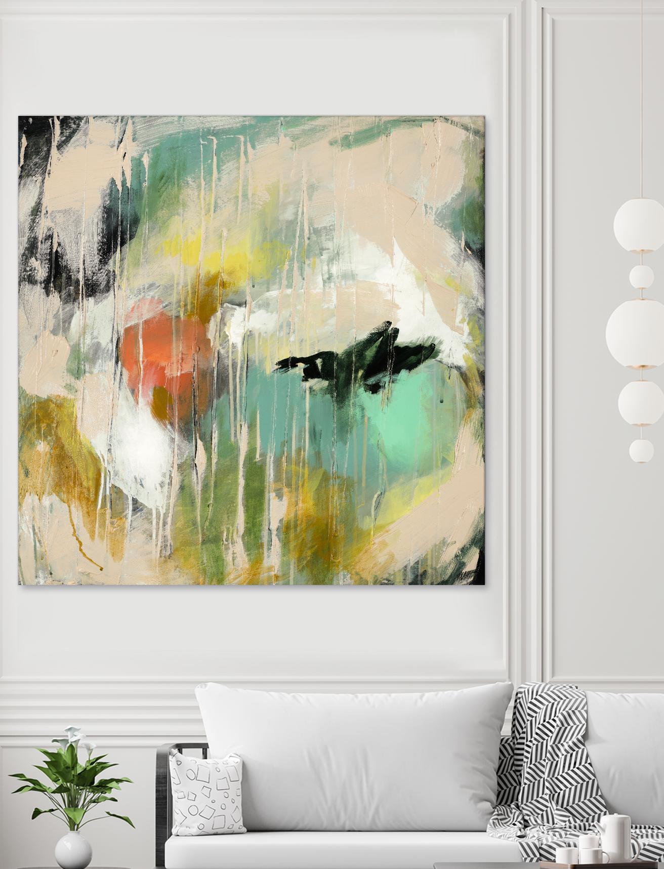 Tunnel Vision 2 by Brenna Harvey on GIANT ART - red contemporary