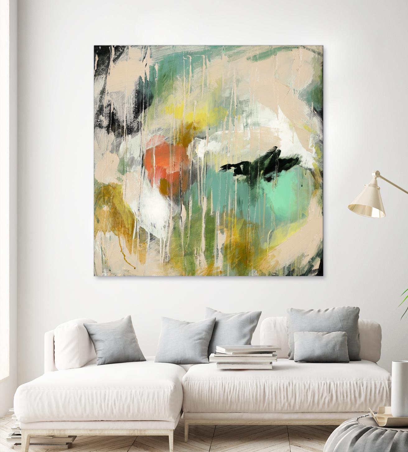 Tunnel Vision 2 by Brenna Harvey on GIANT ART - red contemporary