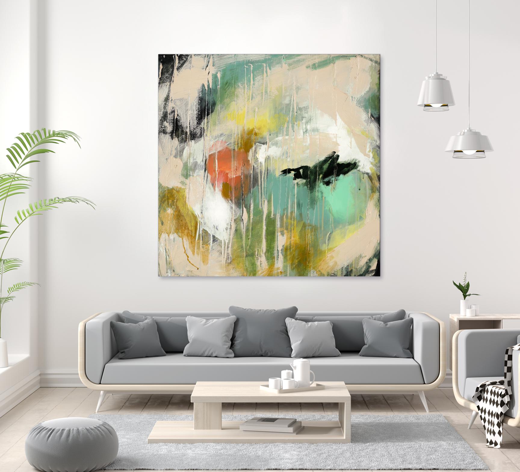 Tunnel Vision 2 by Brenna Harvey on GIANT ART - red contemporary