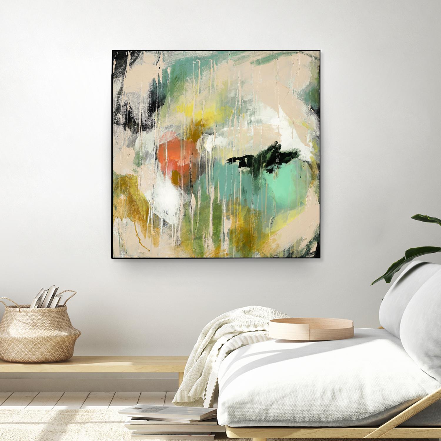 Tunnel Vision 2 by Brenna Harvey on GIANT ART - red contemporary