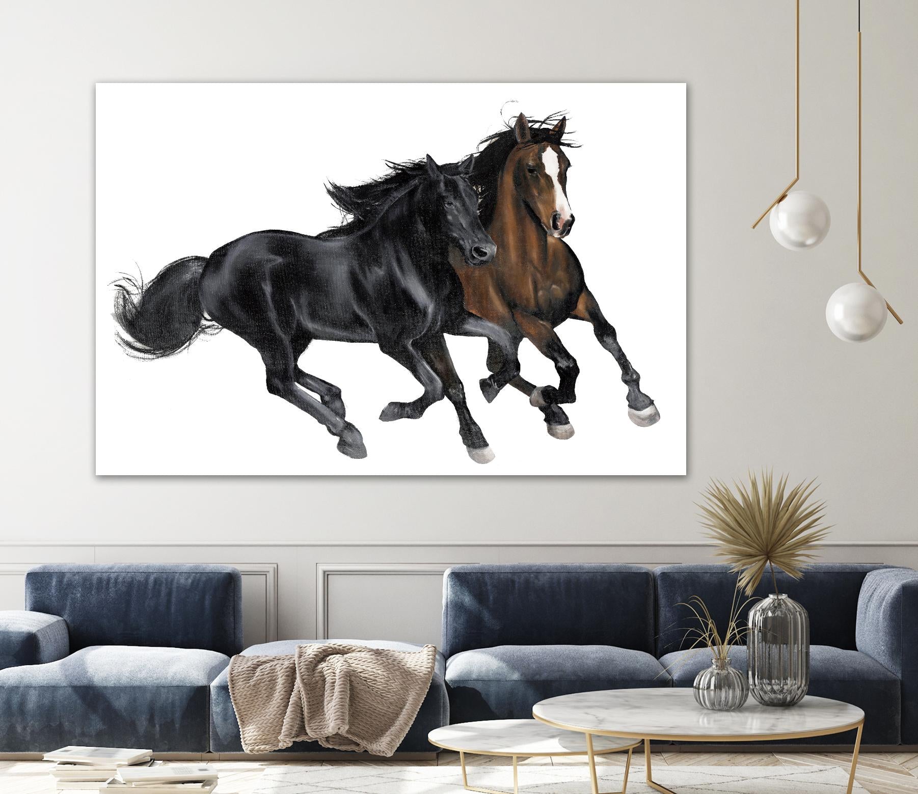 Black & Brown Horse by Stefano Altamura on GIANT ART - brown animals