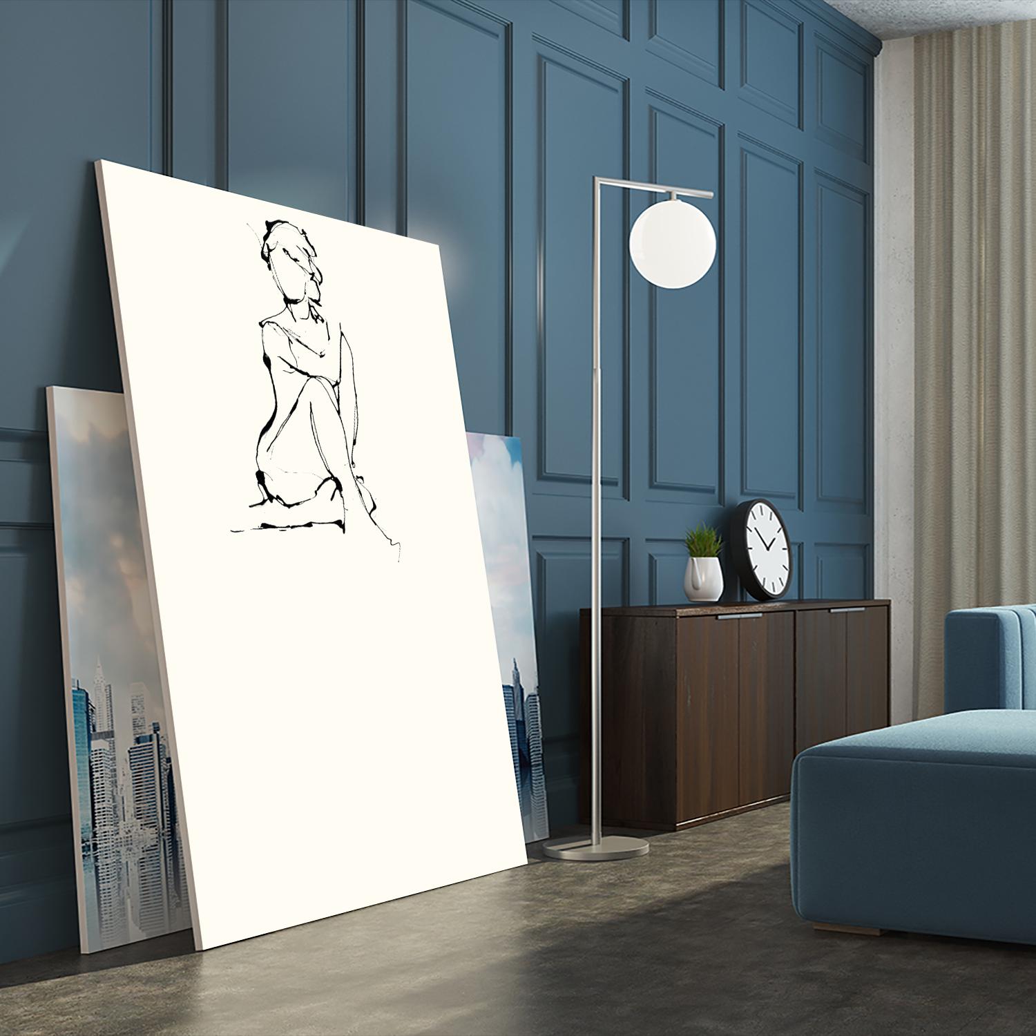 Contour Figure 2 by Stefano Altamura on GIANT ART - black men and women