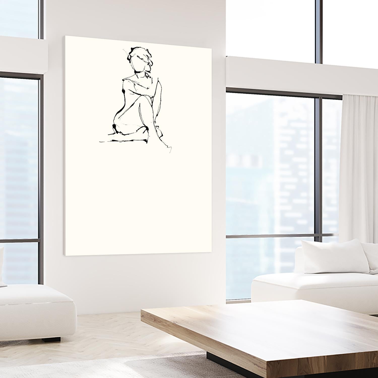 Contour Figure 2 by Stefano Altamura on GIANT ART - black men and women