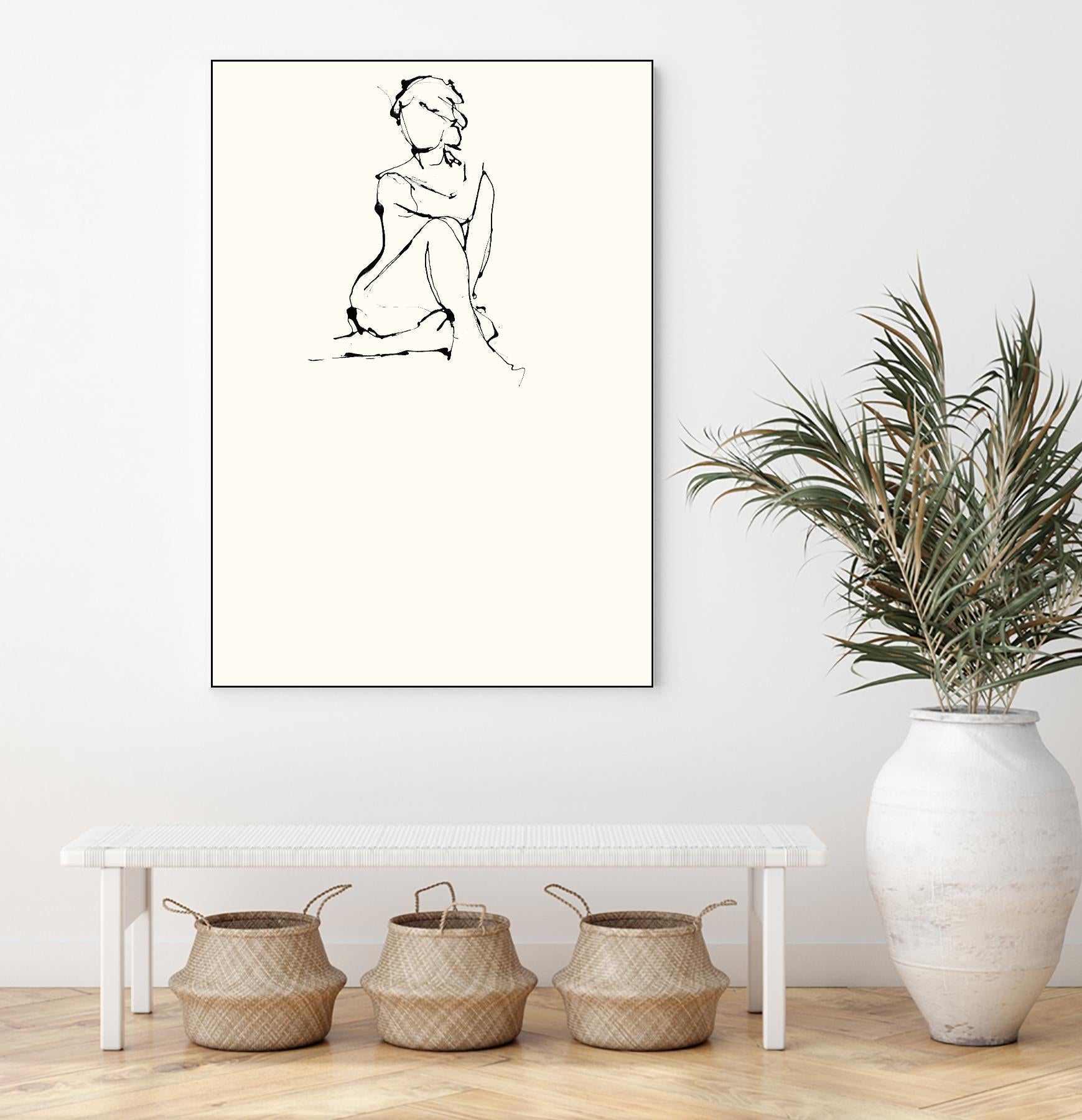 Contour Figure 2 by Stefano Altamura on GIANT ART - black men and women