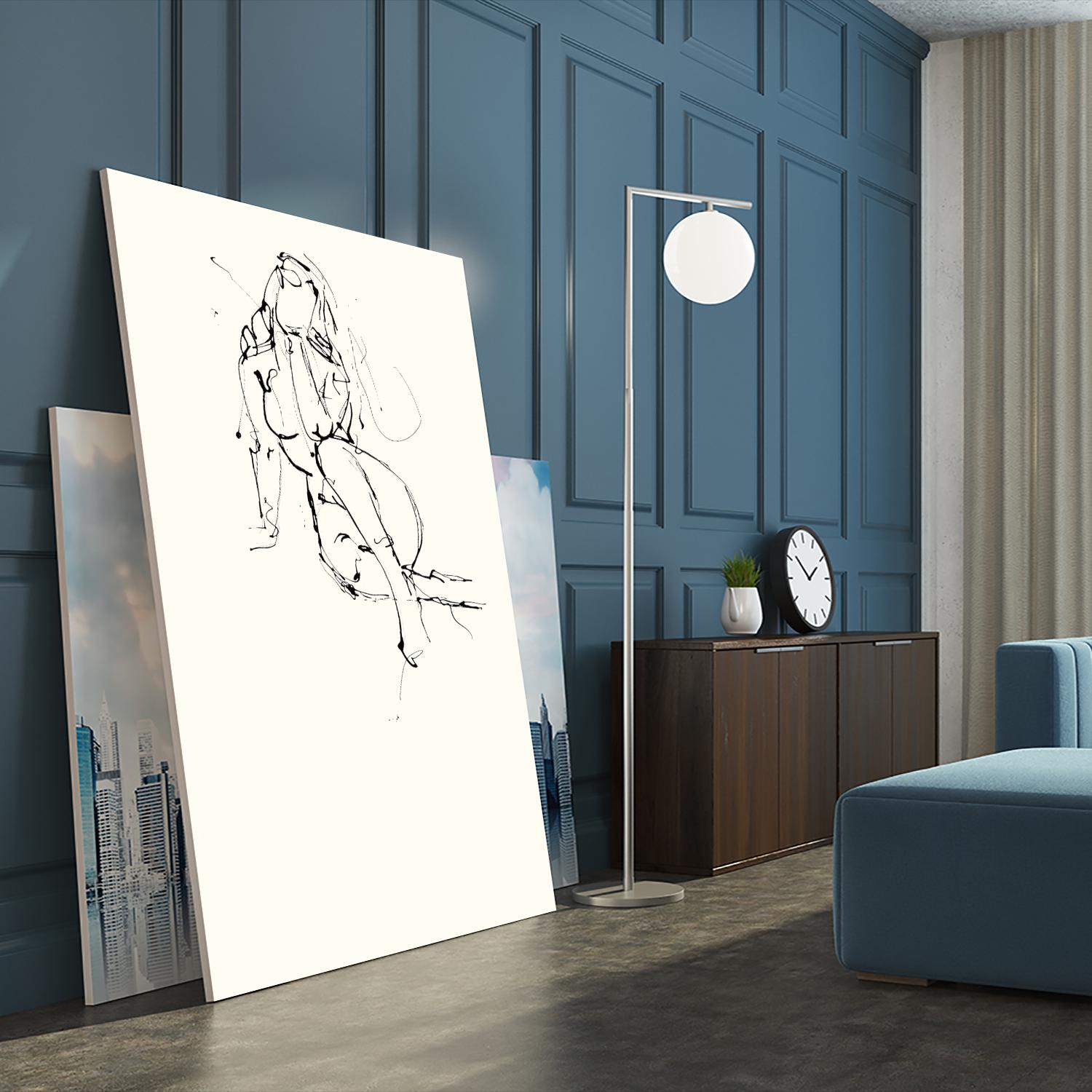 Contour Figure 9 by Stefano Altamura on GIANT ART - black men and women