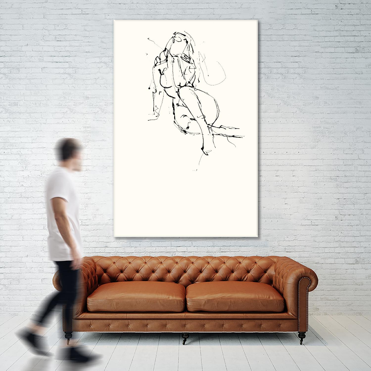 Contour Figure 9 by Stefano Altamura on GIANT ART - black men and women