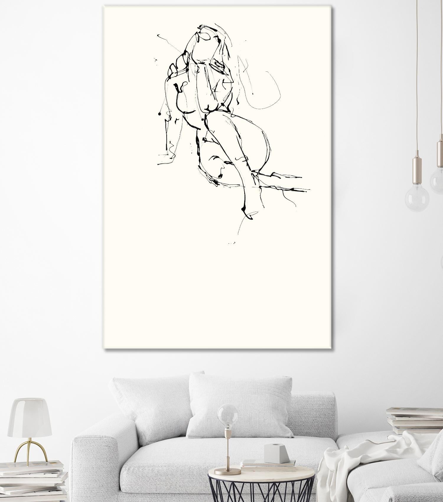 Contour Figure 9 by Stefano Altamura on GIANT ART - black men and women