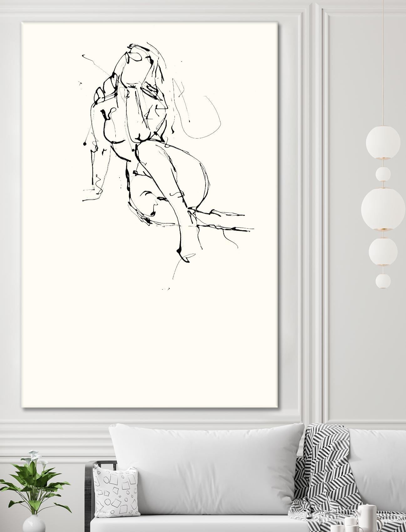 Contour Figure 9 by Stefano Altamura on GIANT ART - black men and women