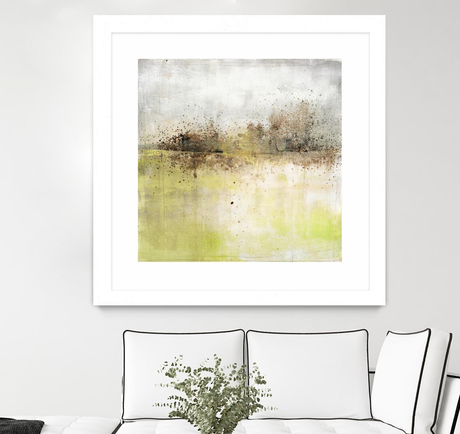 Granulated Peridot by Maeve Harris on GIANT ART - green abstract