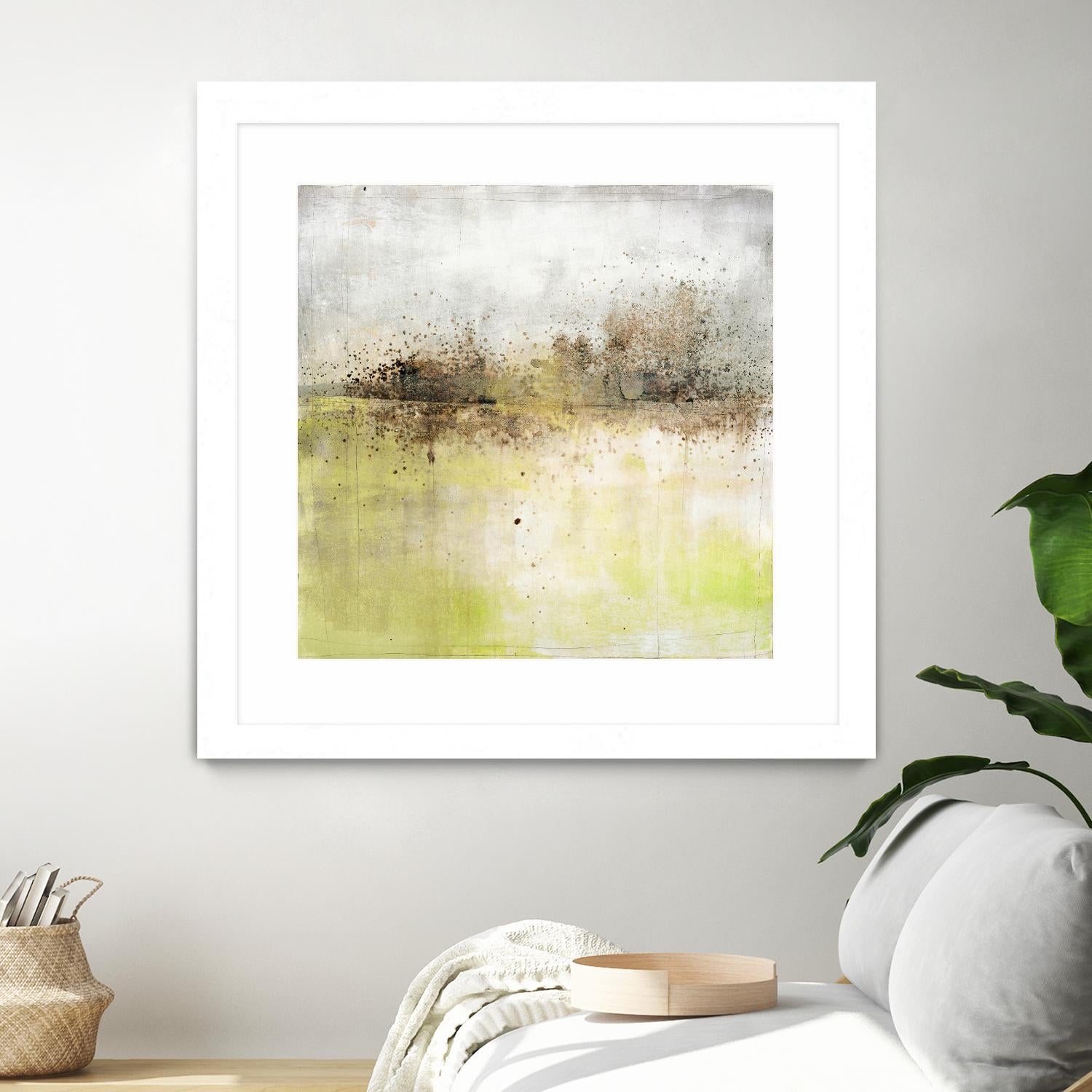 Granulated Peridot by Maeve Harris on GIANT ART - green abstract