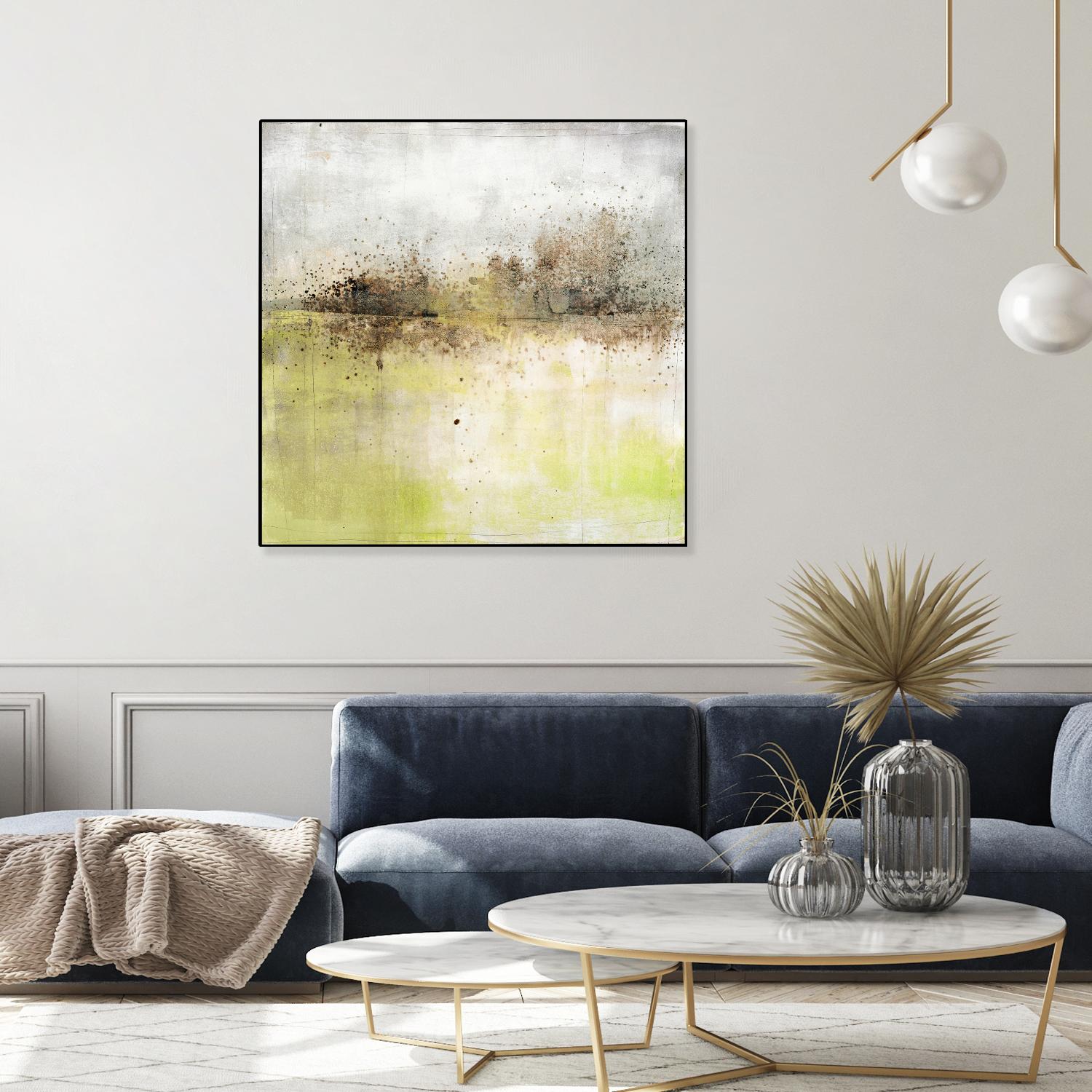 Granulated Peridot by Maeve Harris on GIANT ART - green abstract