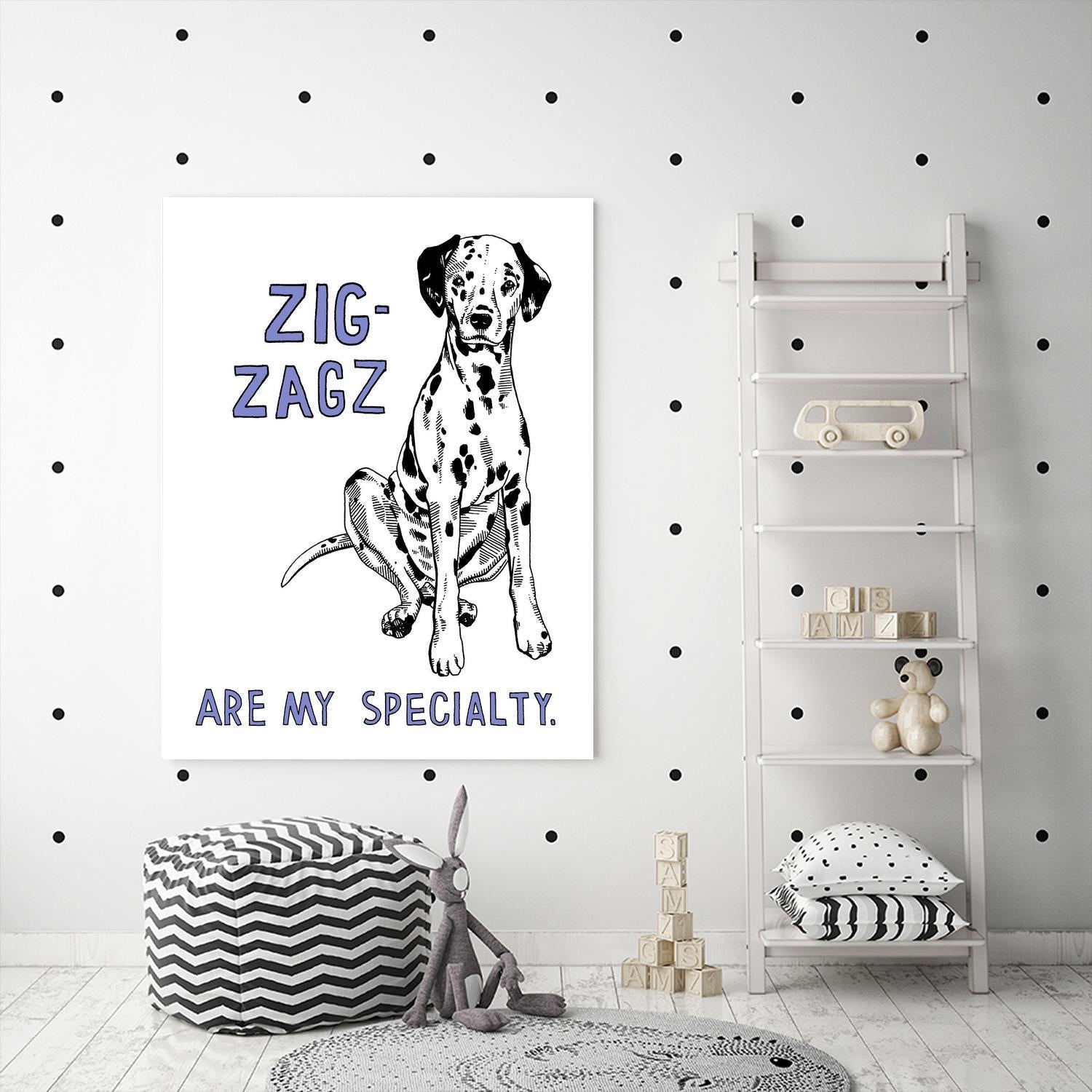 Dalmation by Natasha Marie on GIANT ART - white black & white dog