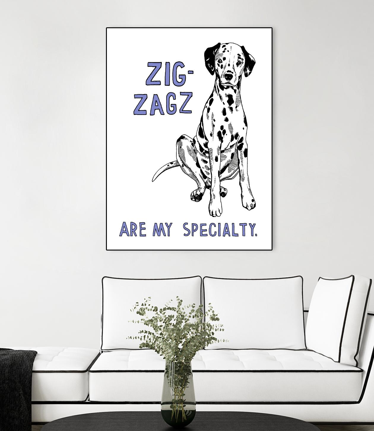 Dalmation by Natasha Marie on GIANT ART - purple contemporary