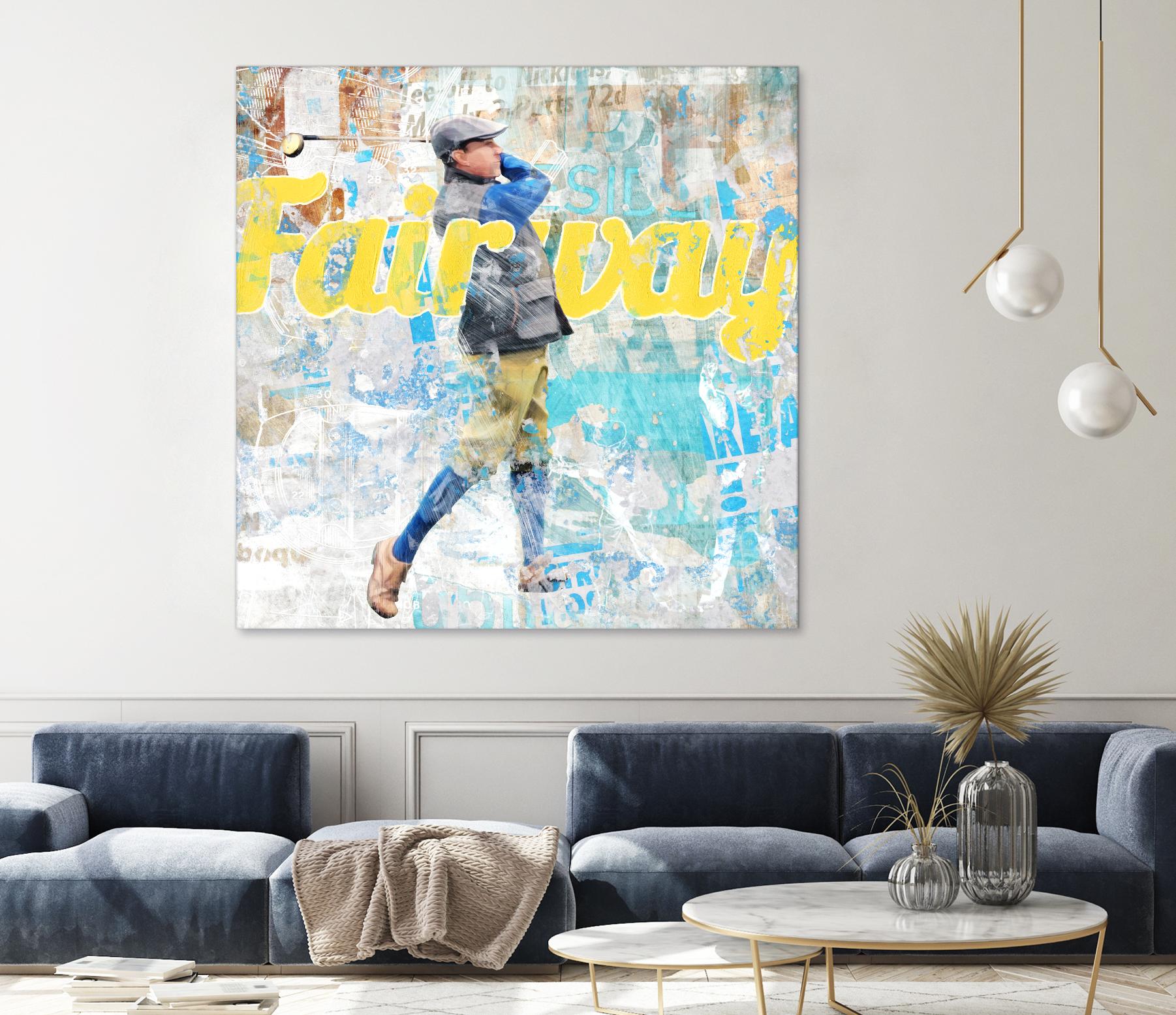 Fairway by THE Studio on GIANT ART - white vintage