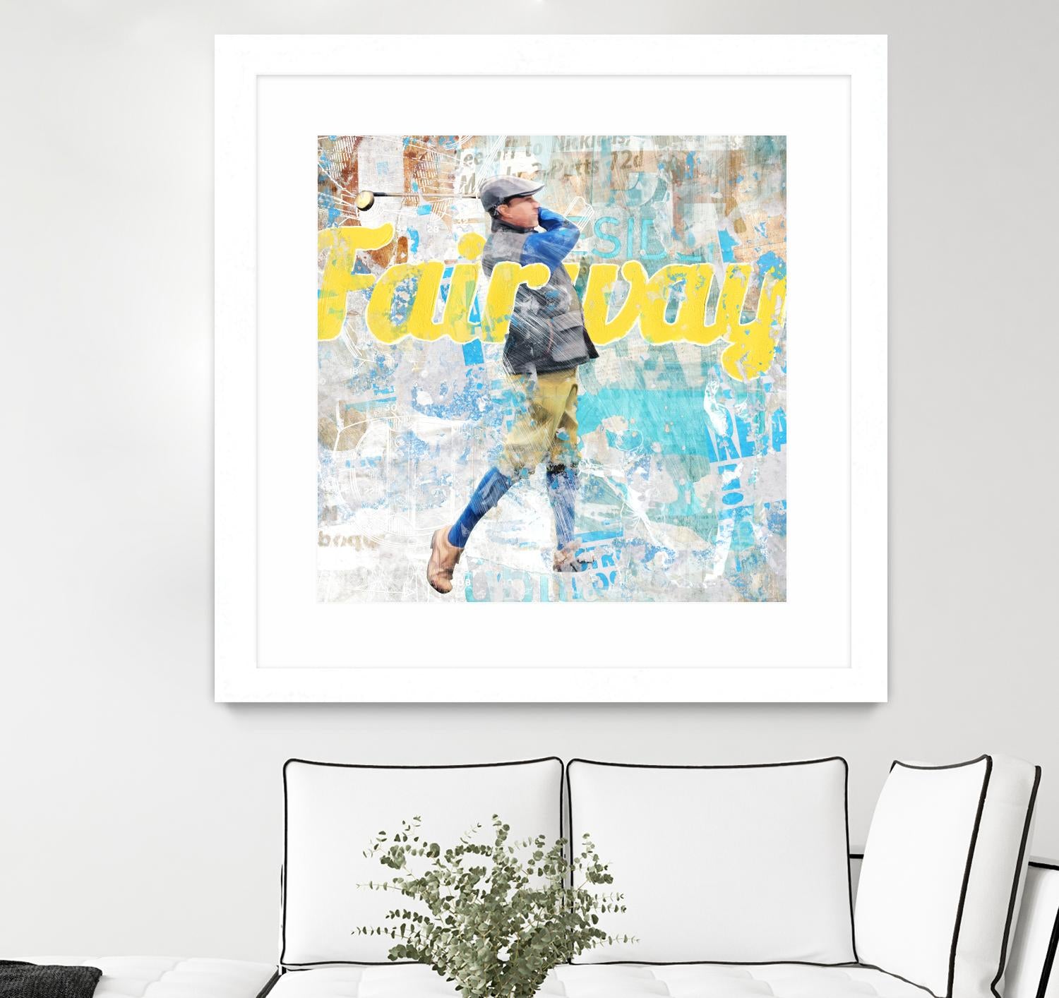 Fairway by THE Studio on GIANT ART - white vintage