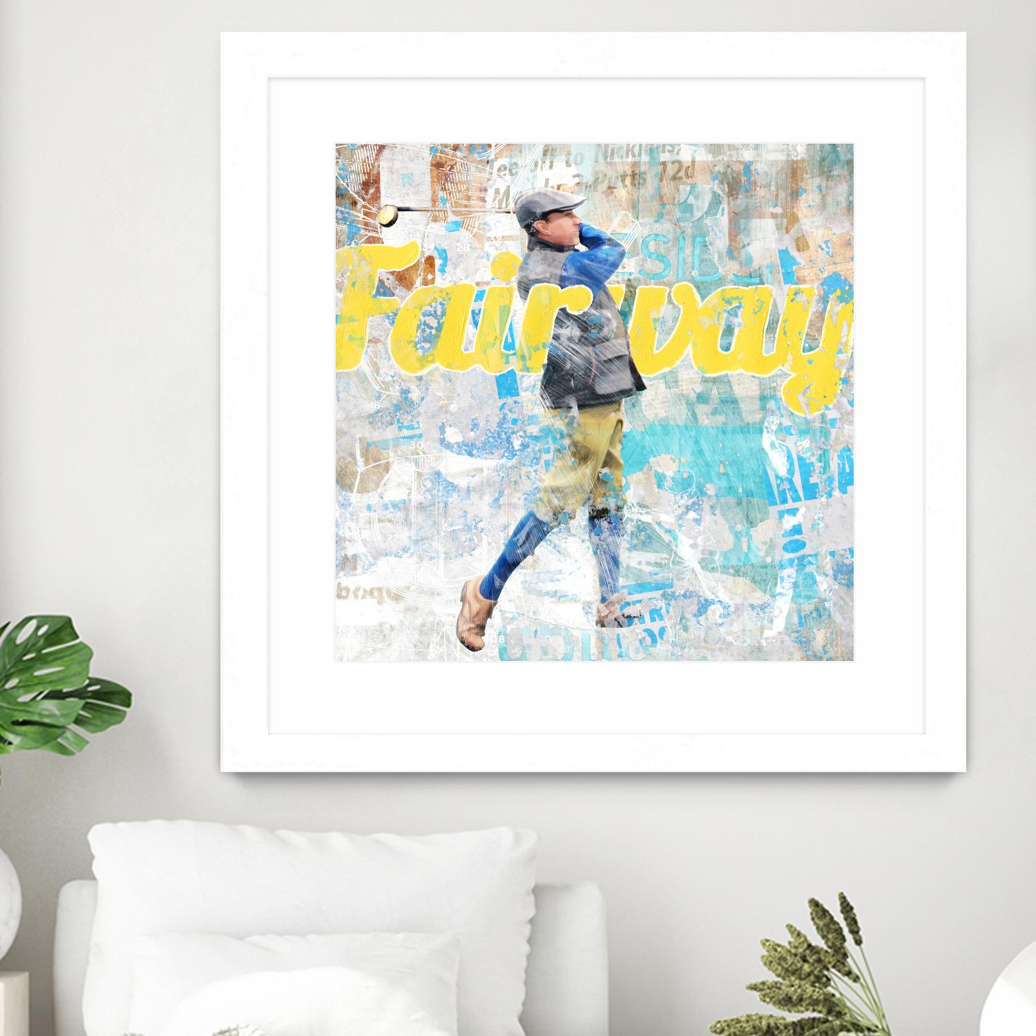 Fairway by THE Studio on GIANT ART - white vintage