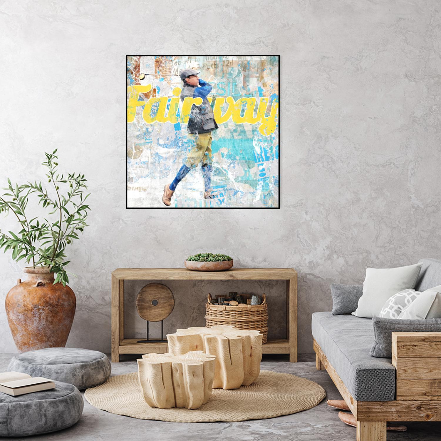 Fairway by THE Studio on GIANT ART - white vintage