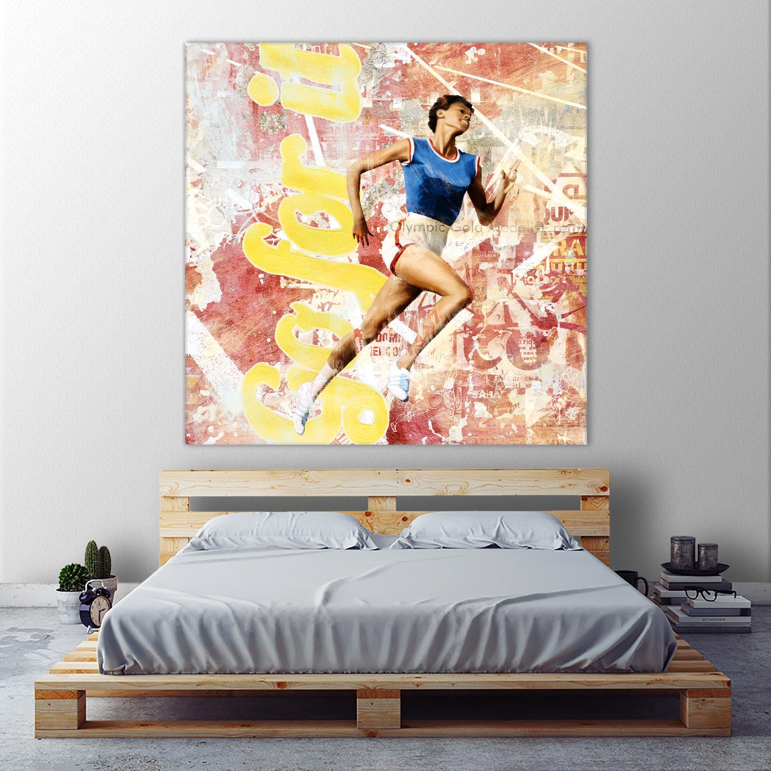 Go For It by THE Studio on GIANT ART - red vintage