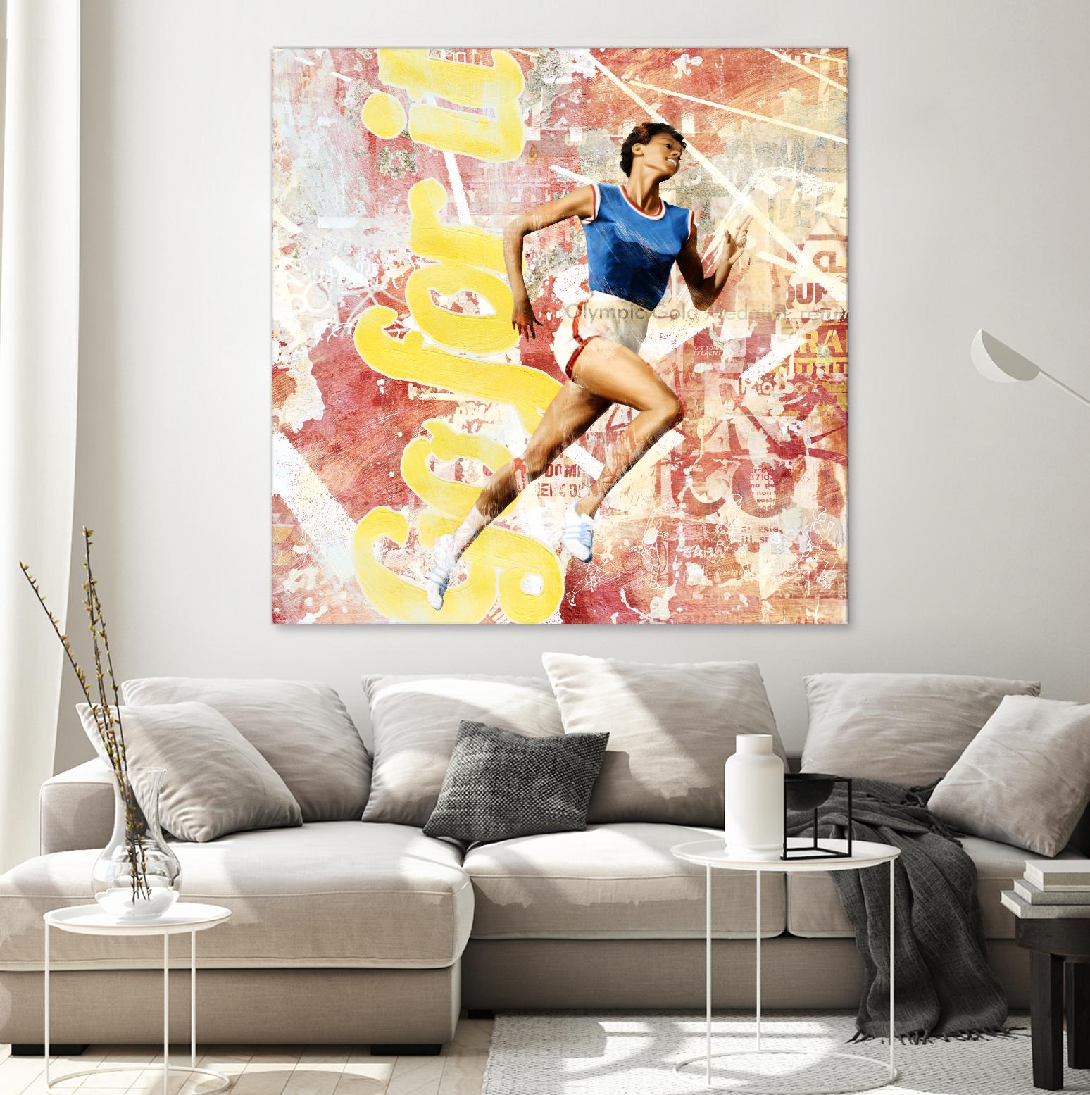 Go For It by THE Studio on GIANT ART - red vintage