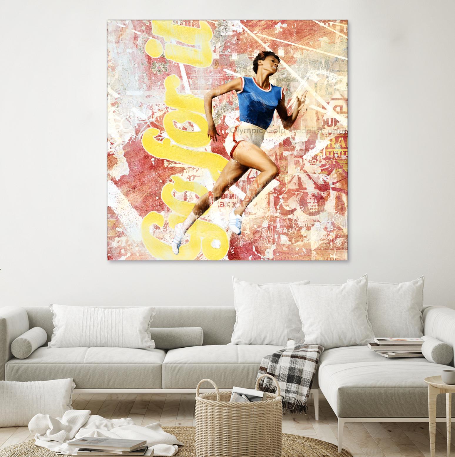 Go For It by THE Studio on GIANT ART - red vintage