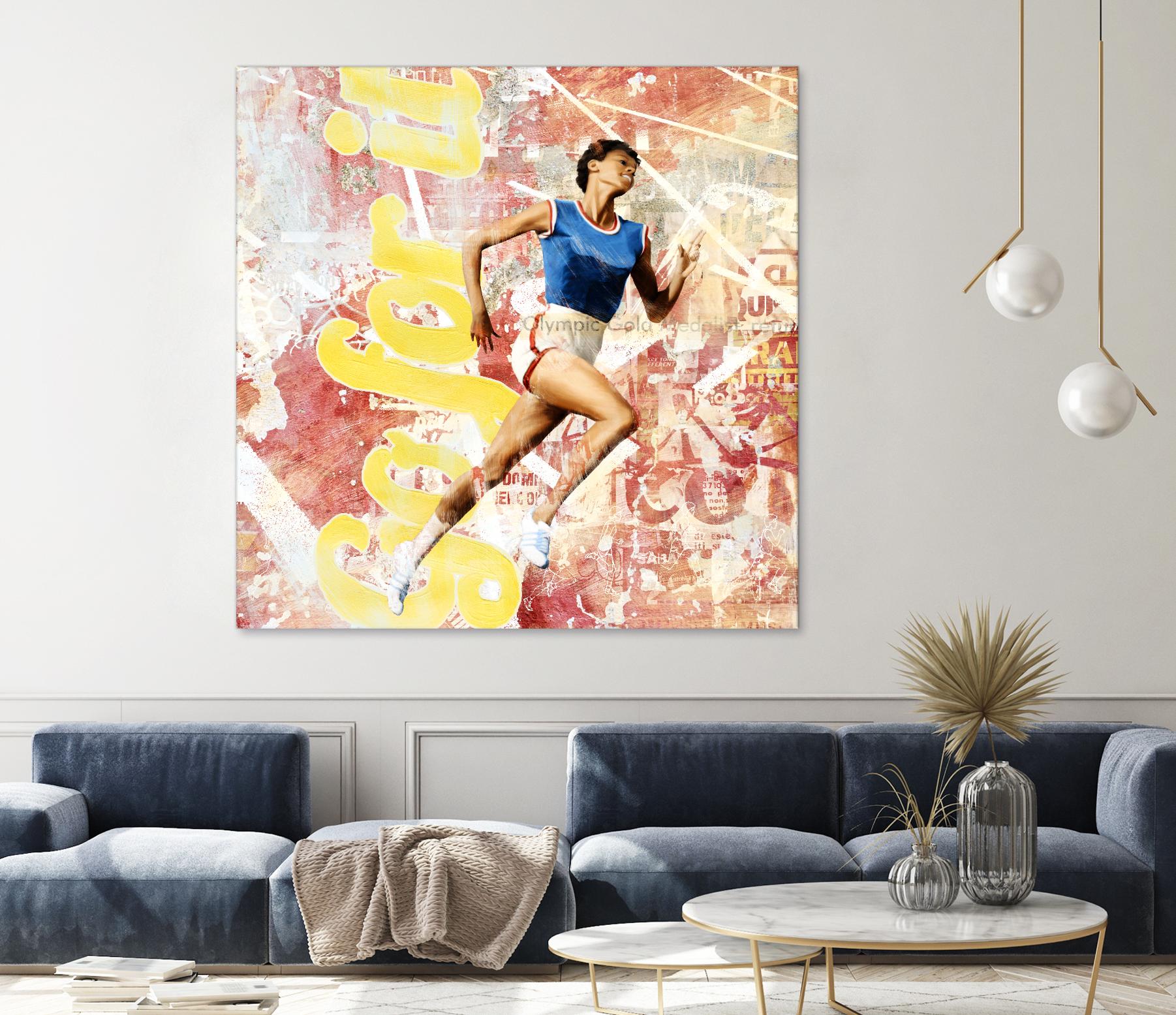 Go For It by THE Studio on GIANT ART - red vintage