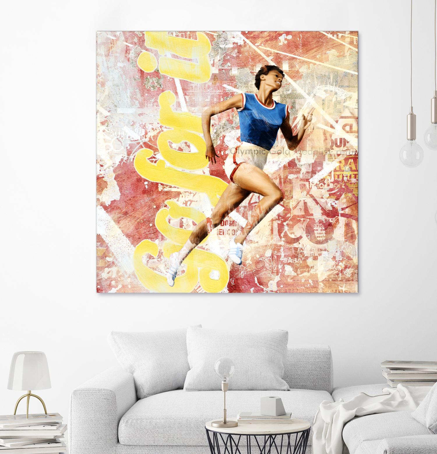 Go For It by THE Studio on GIANT ART - red vintage