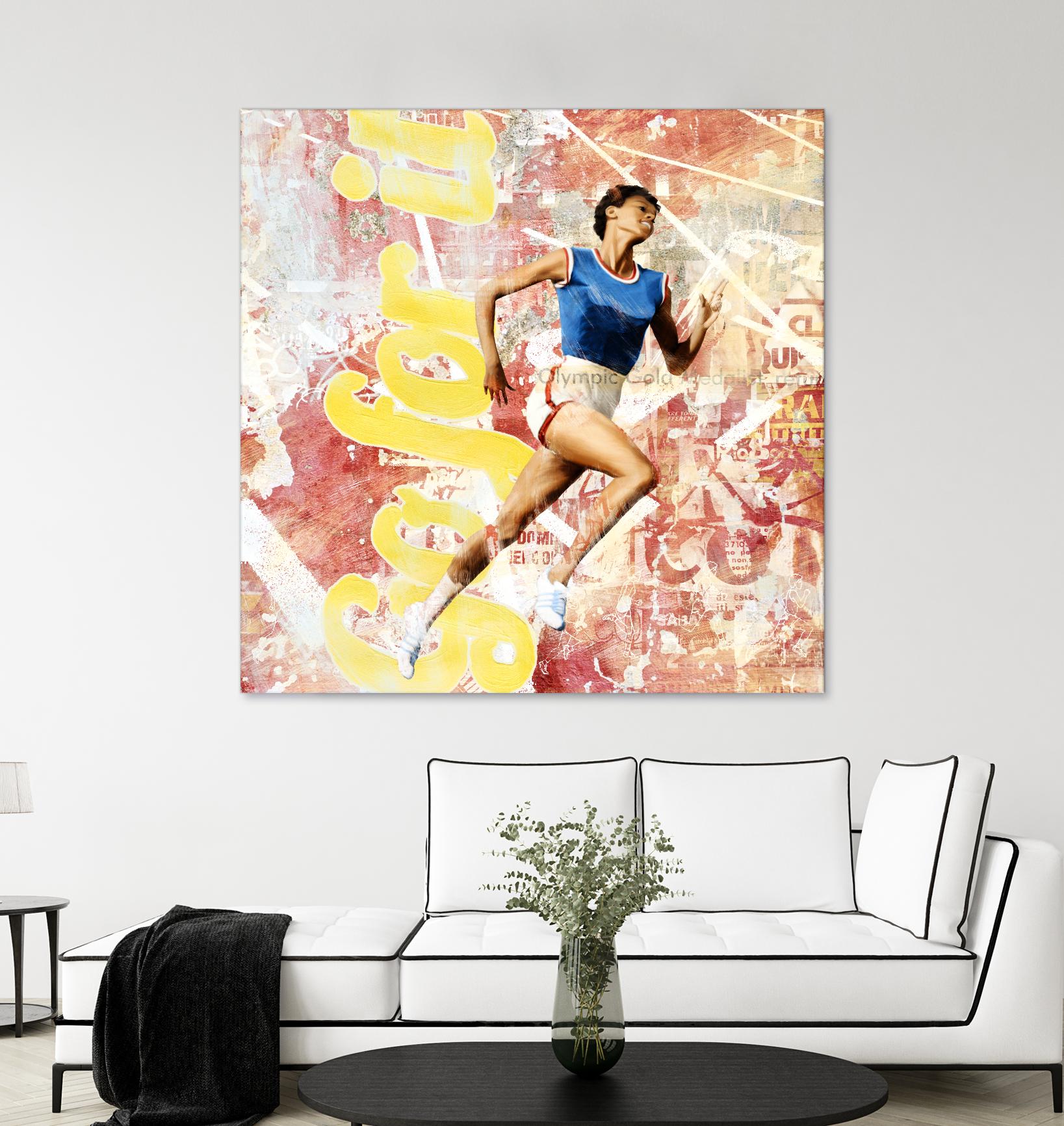 Go For It by THE Studio on GIANT ART - red vintage