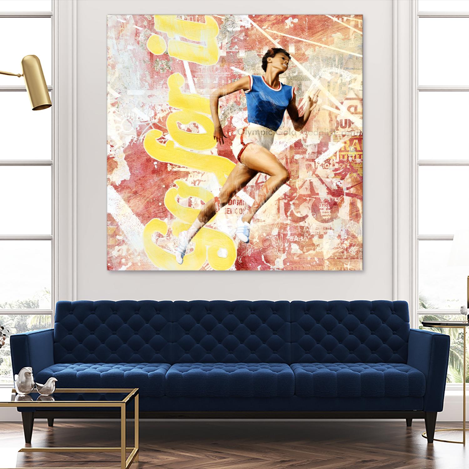 Go For It by THE Studio on GIANT ART - red vintage