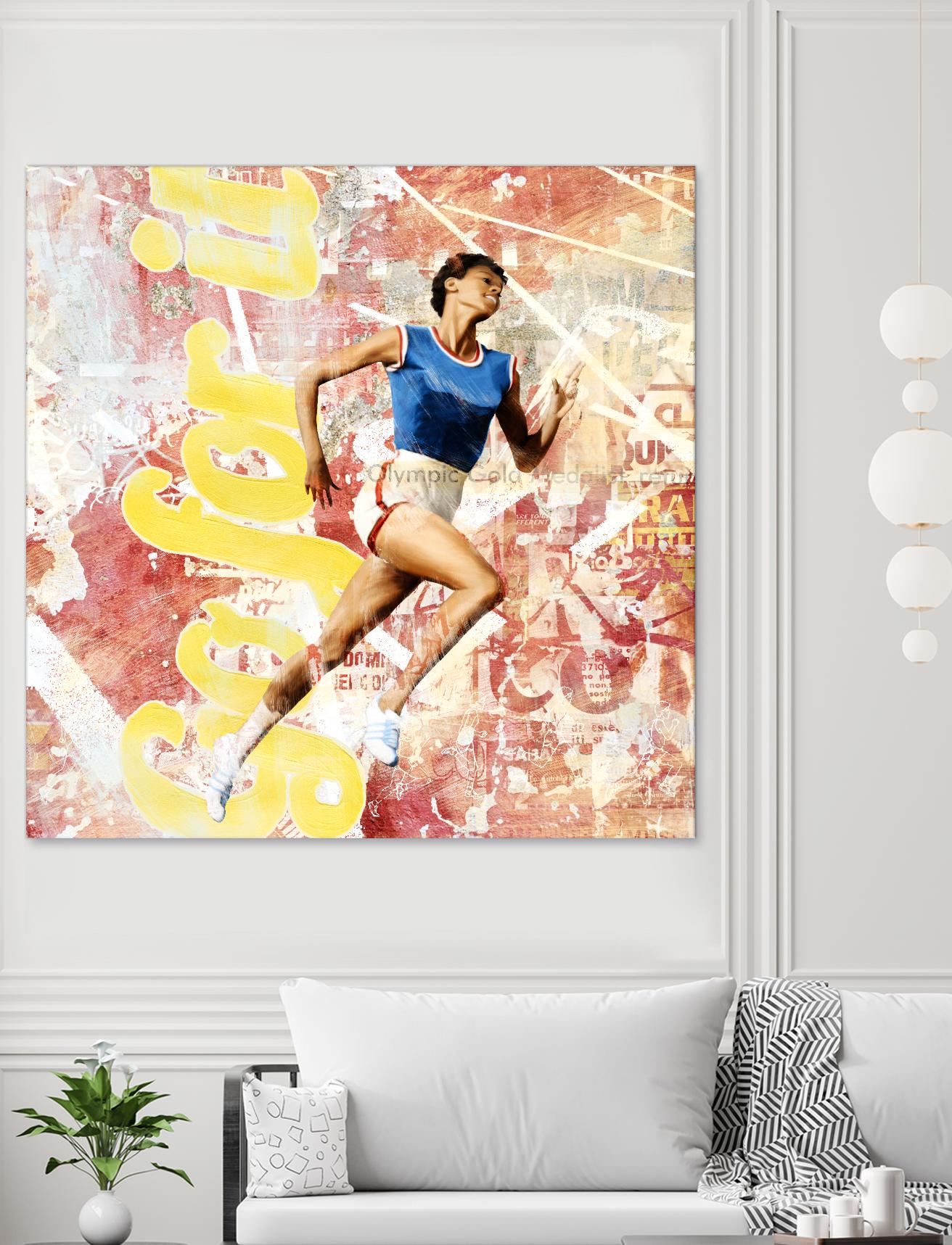 Go For It by THE Studio on GIANT ART - red vintage