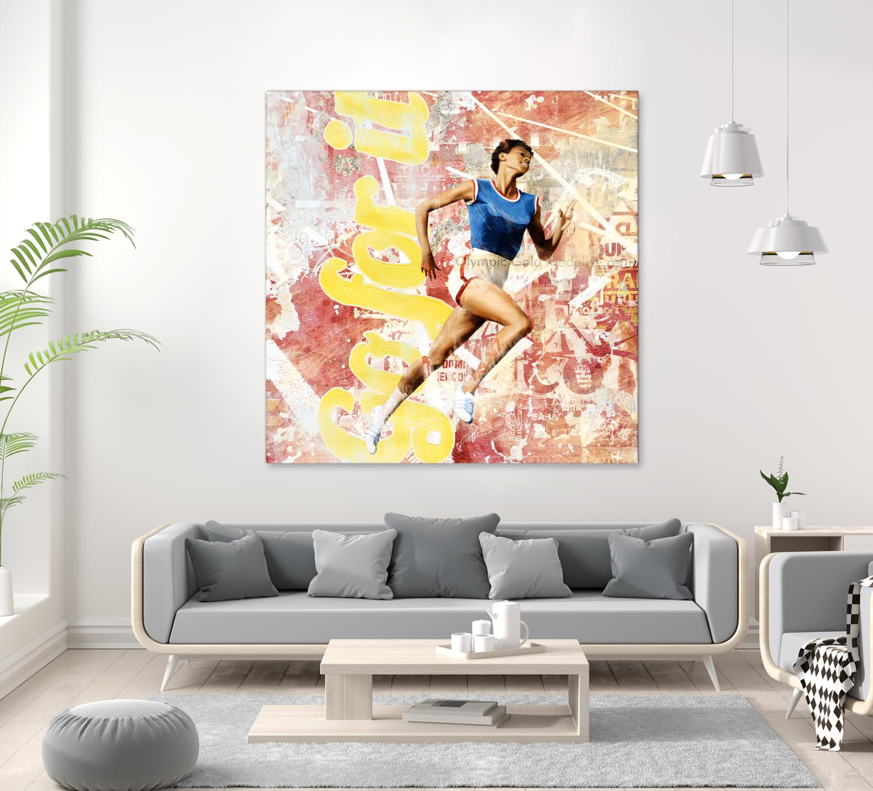 Go For It by THE Studio on GIANT ART - red vintage