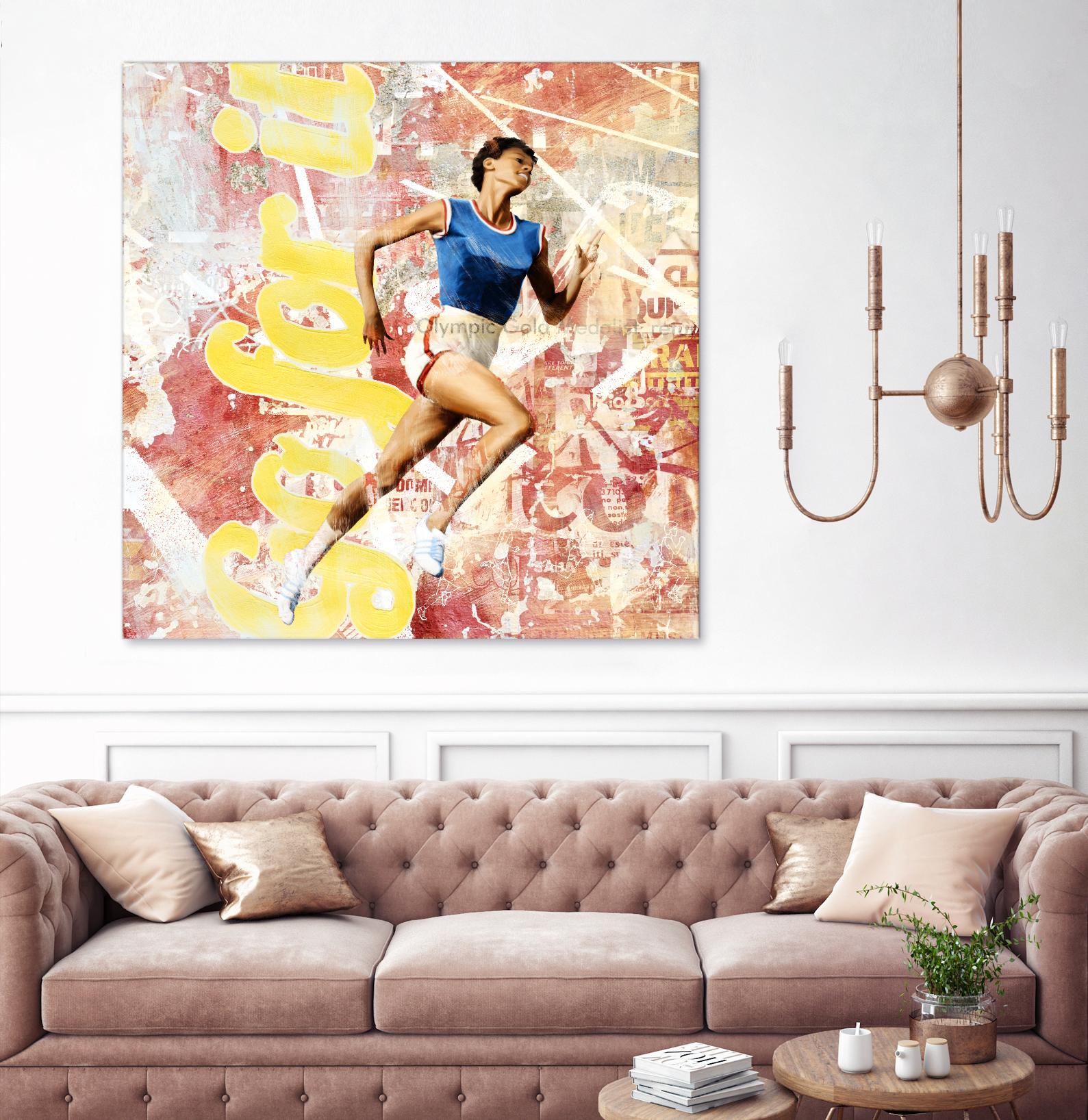 Go For It by THE Studio on GIANT ART - red vintage