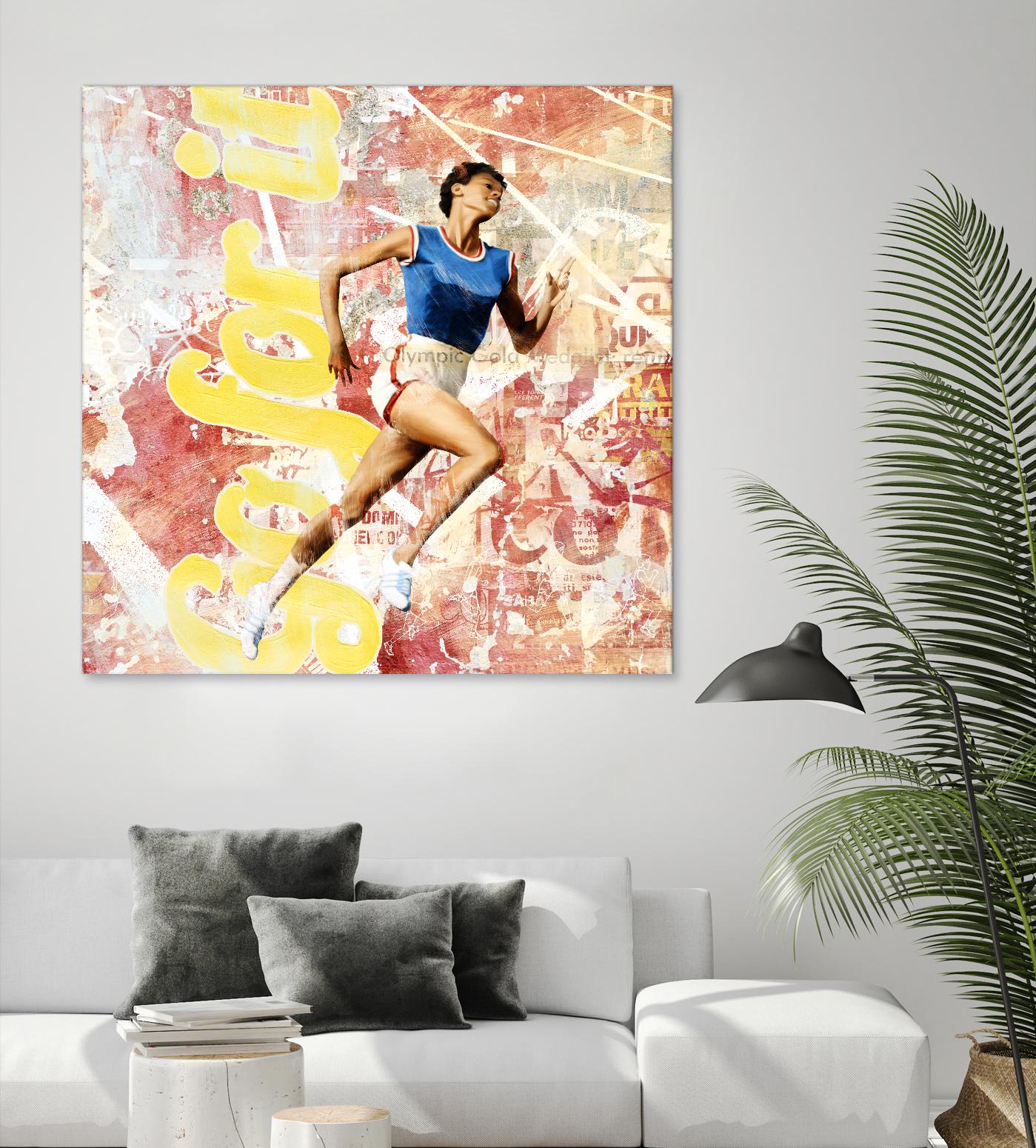 Go For It by THE Studio on GIANT ART - red vintage