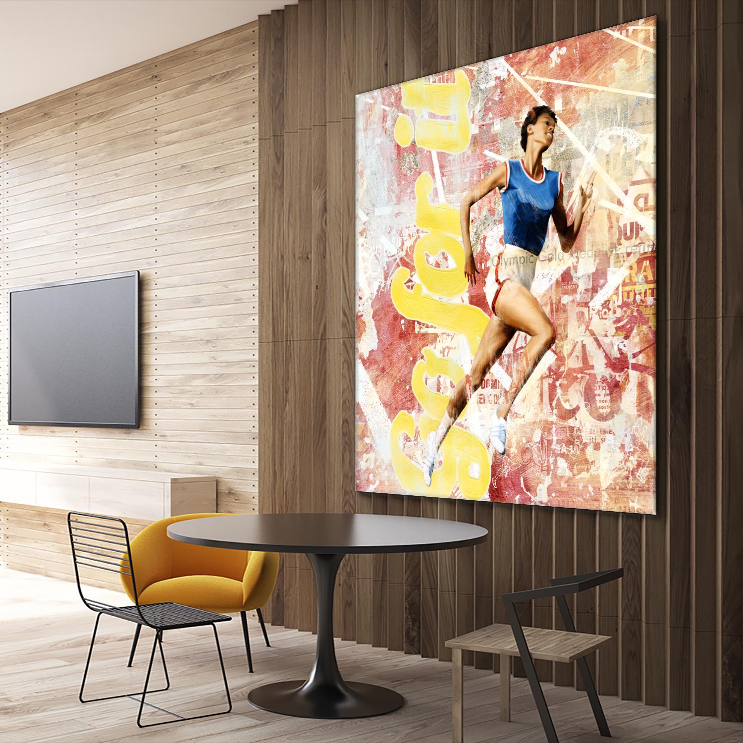 Go For It by THE Studio on GIANT ART - red vintage