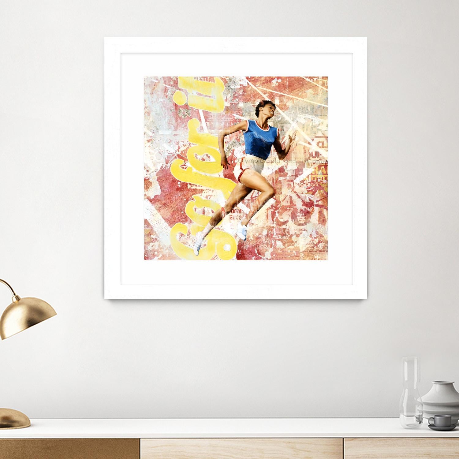 Go For It by THE Studio on GIANT ART - red vintage