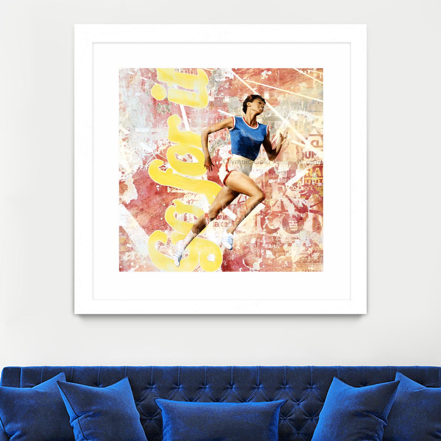 Go For It by THE Studio on GIANT ART - red vintage