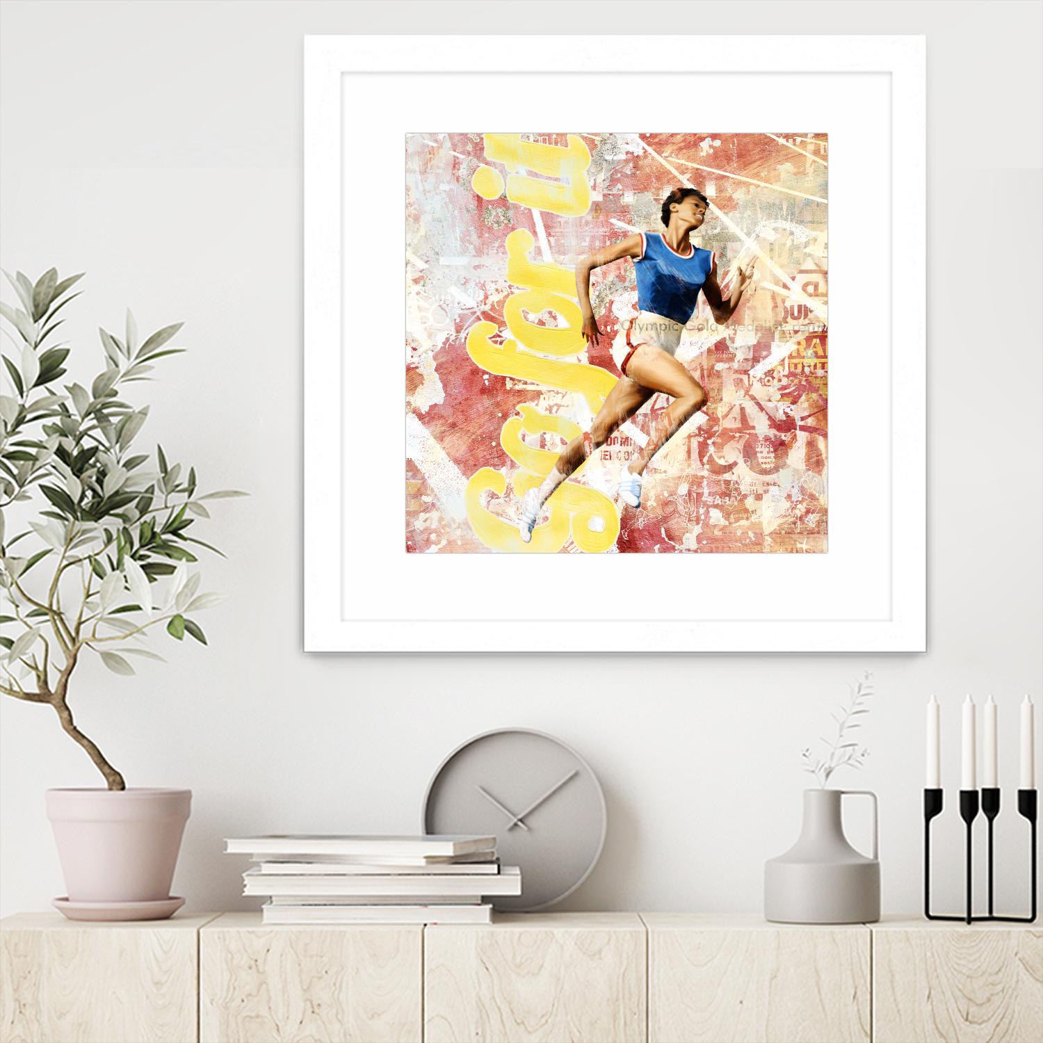 Go For It by THE Studio on GIANT ART - red vintage