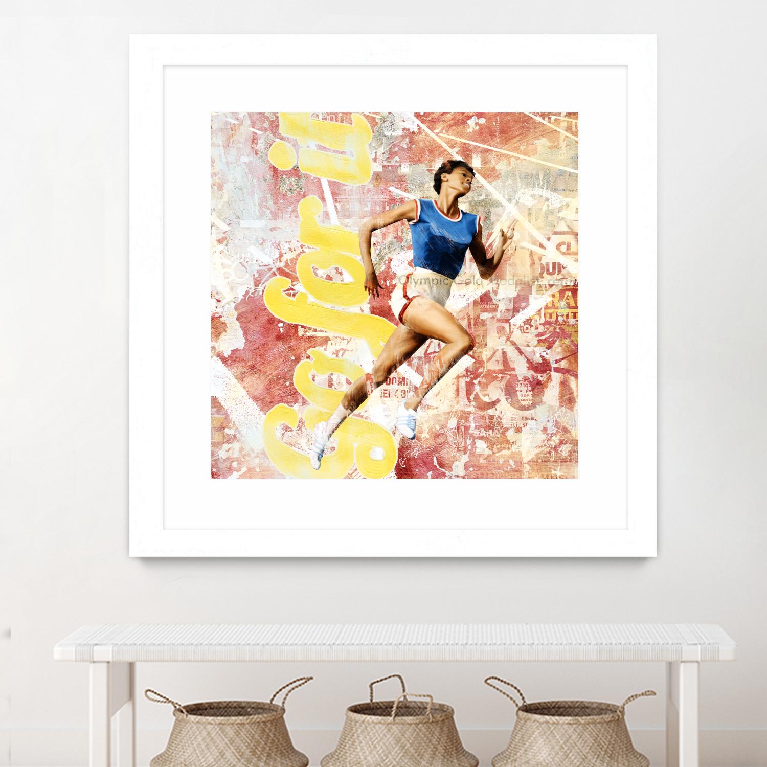 Go For It by THE Studio on GIANT ART - red vintage