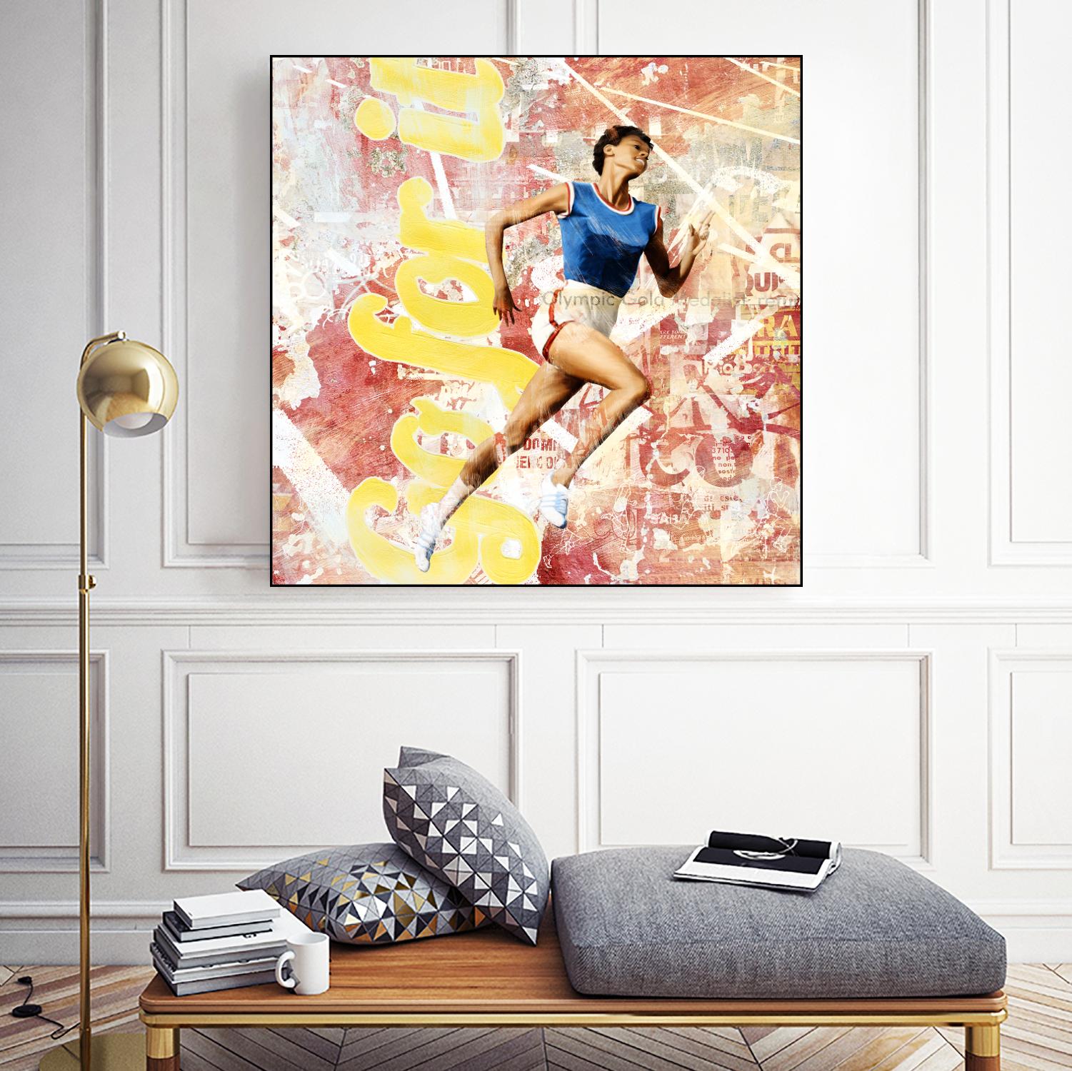 Go For It by THE Studio on GIANT ART - red vintage