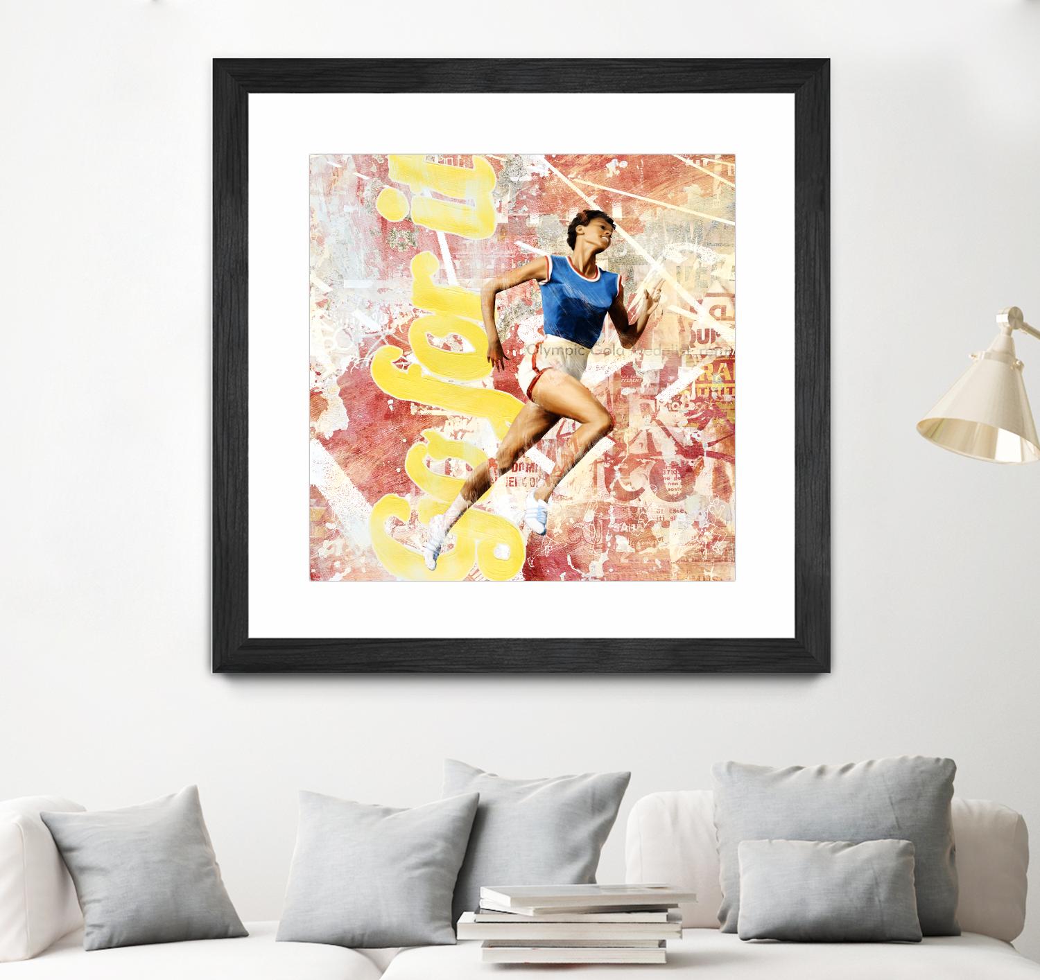 Go For It by THE Studio on GIANT ART - red vintage