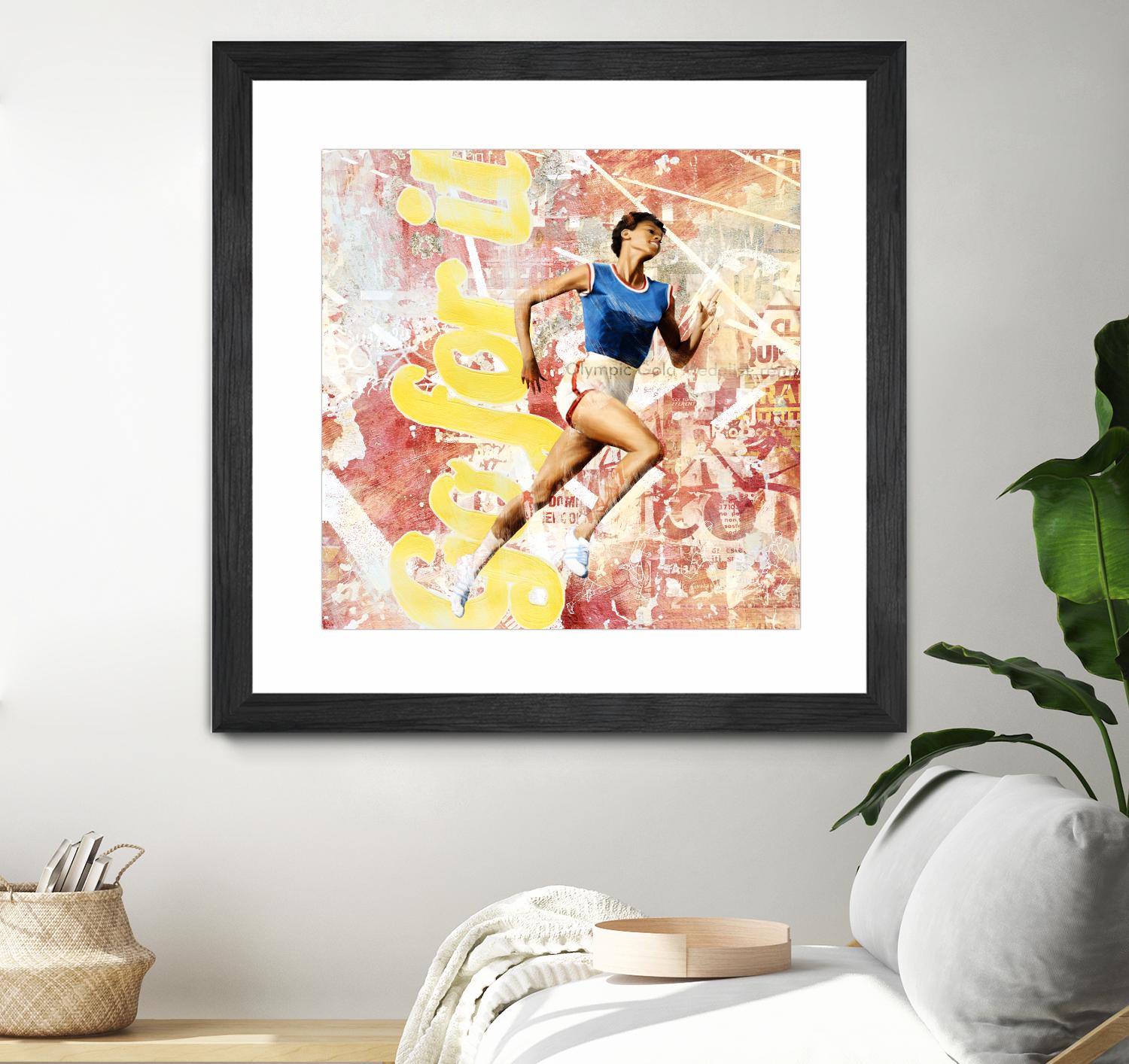 Go For It by THE Studio on GIANT ART - red vintage