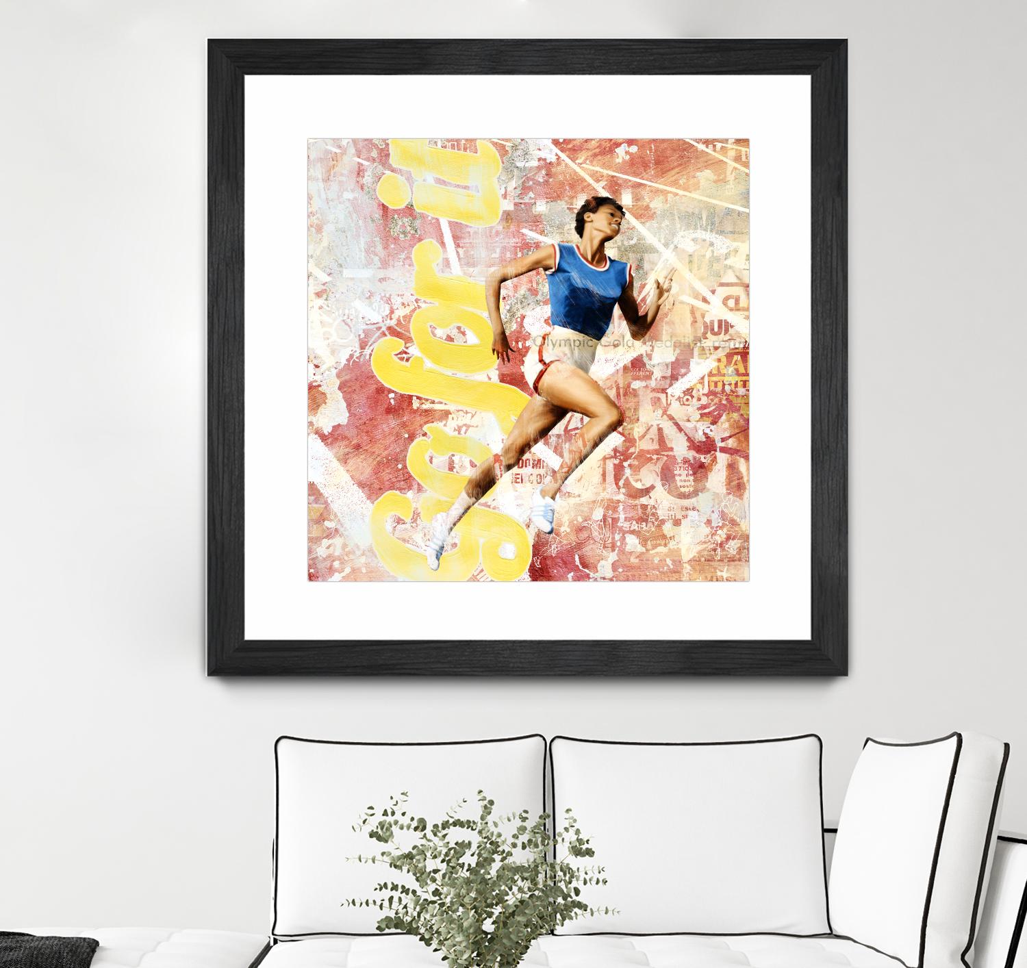 Go For It by THE Studio on GIANT ART - red vintage