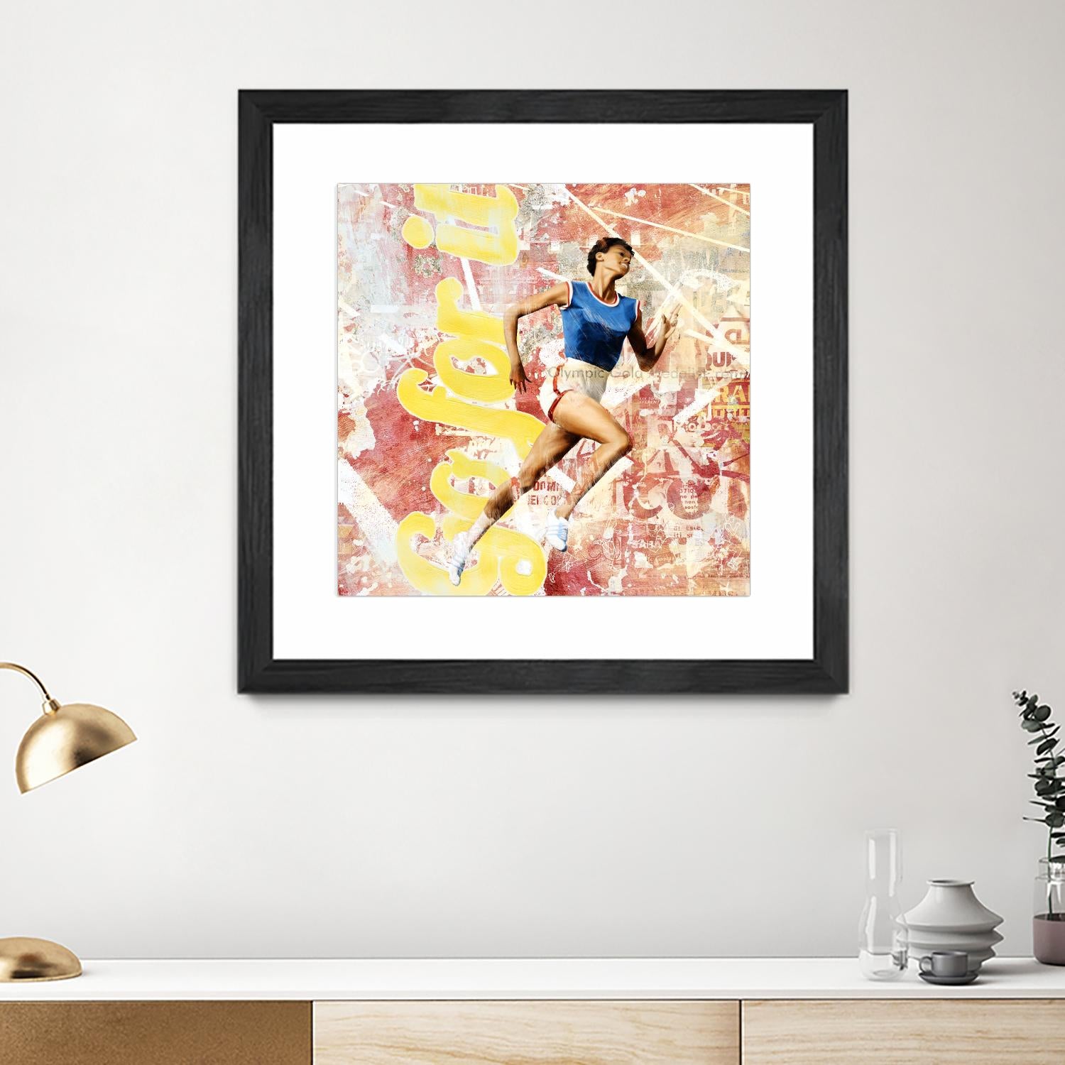 Go For It by THE Studio on GIANT ART - red vintage