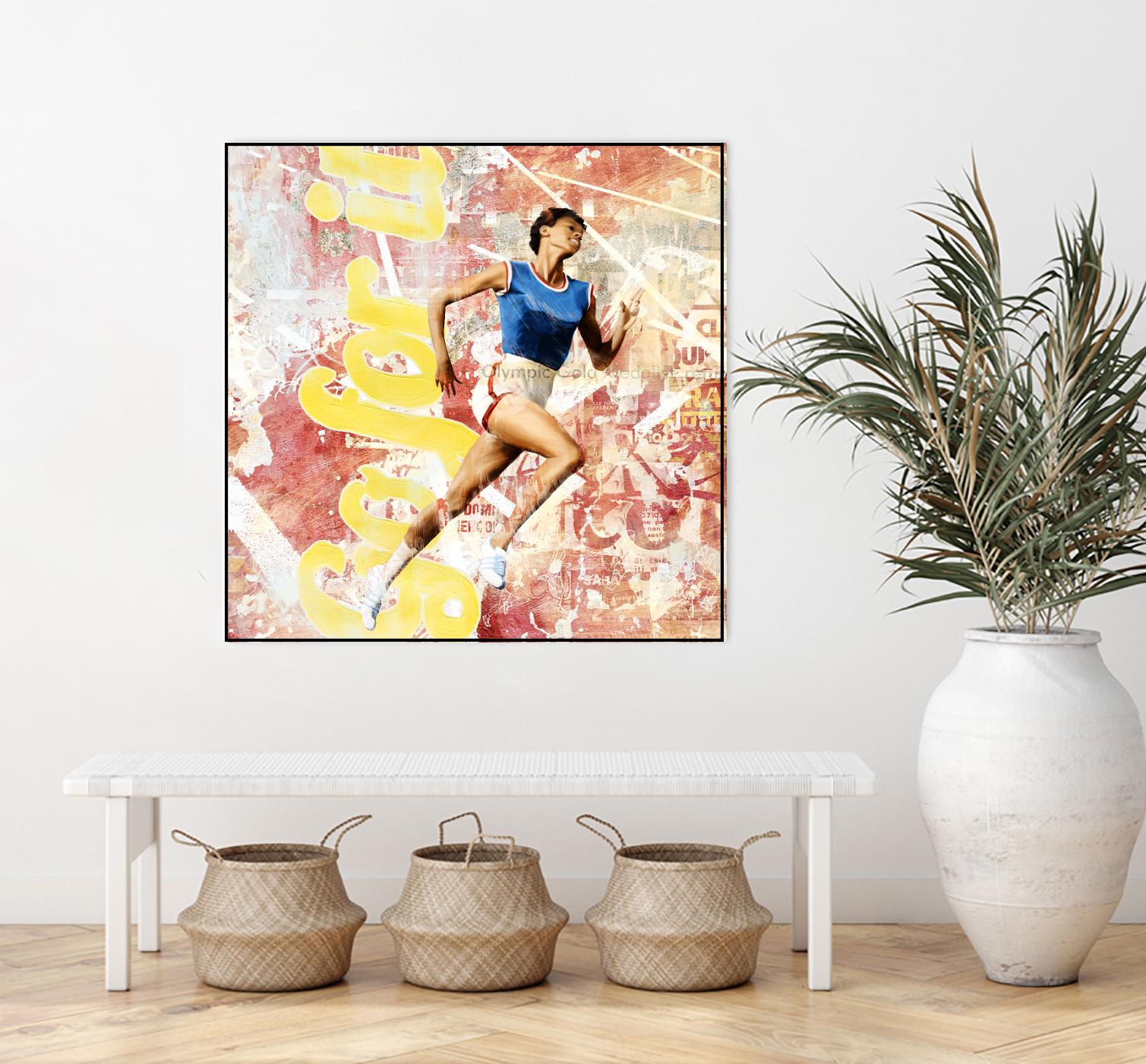 Go For It by THE Studio on GIANT ART - red vintage