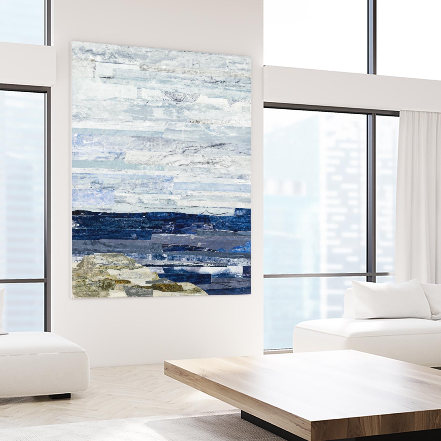 Linear Progression 1 by Kyle Goderwis on GIANT ART - grey abstract