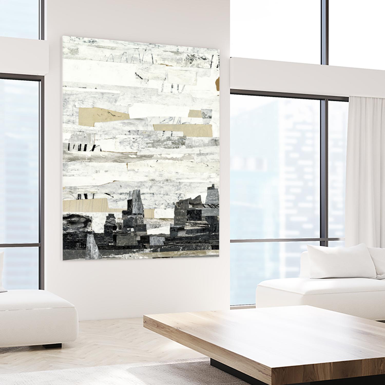 Linear Progression 4 by Kyle Goderwis on GIANT ART - grey abstract