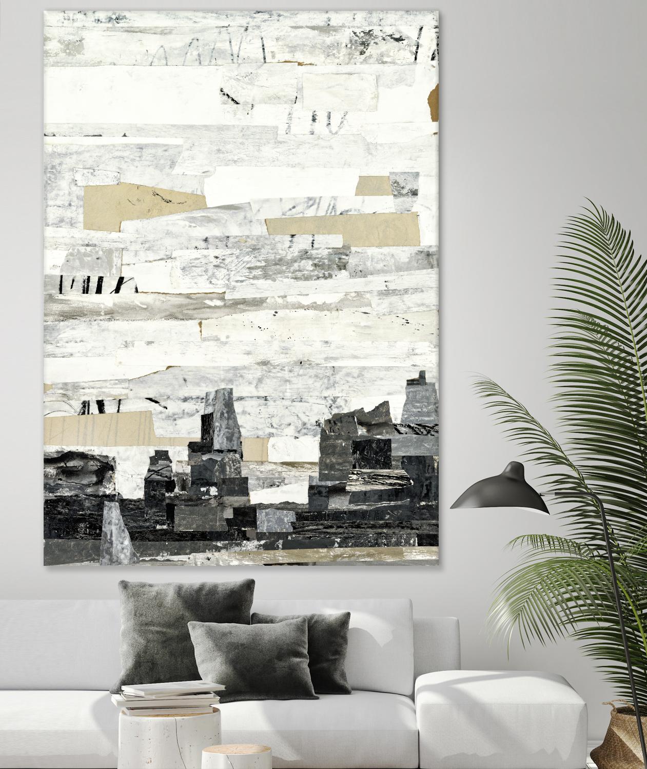 Linear Progression 4 by Kyle Goderwis on GIANT ART - grey abstract