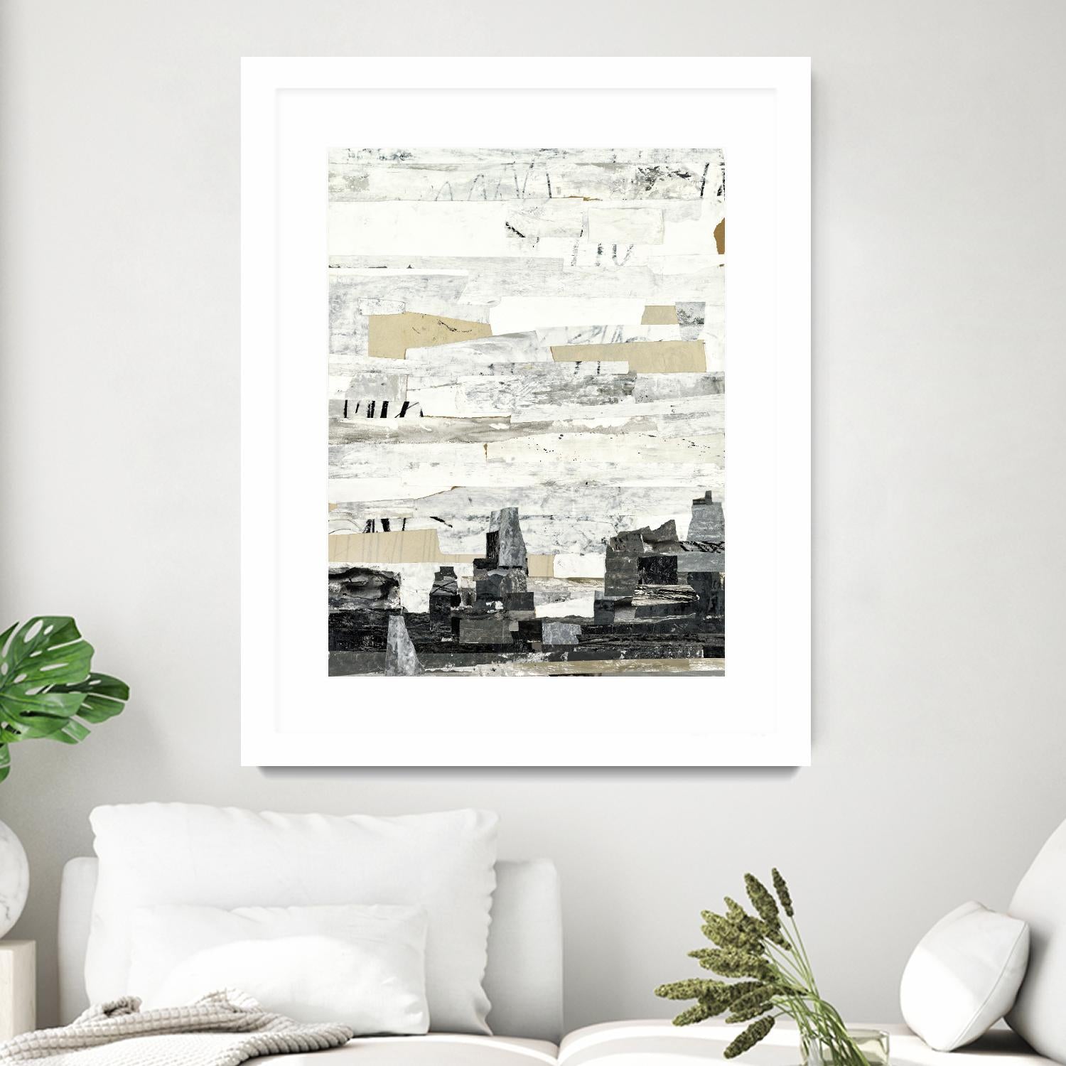 Linear Progression 4 by Kyle Goderwis on GIANT ART - grey abstract